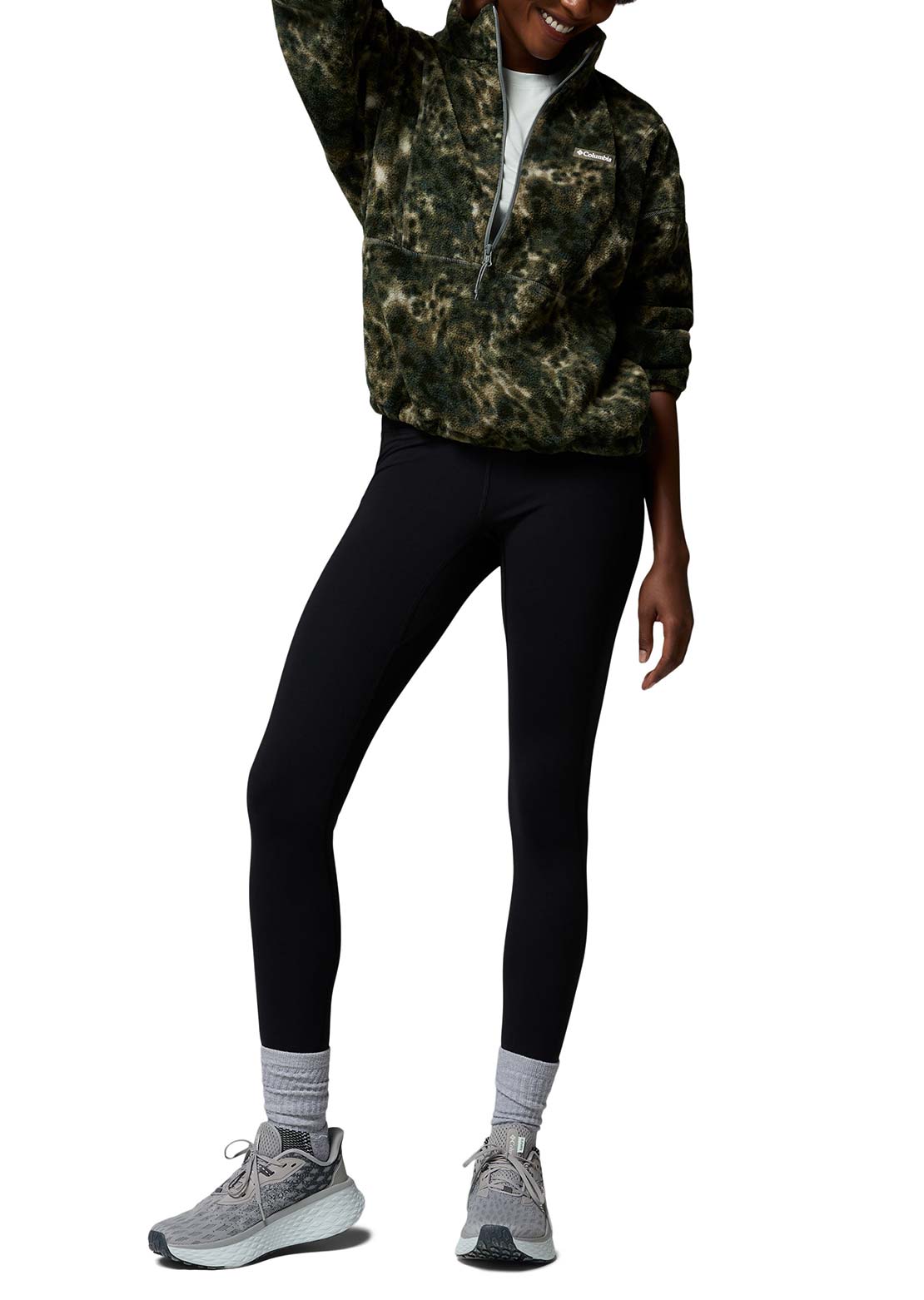 Columbia Femmes Timber Meadow MTR Printed Half Zip Molleton