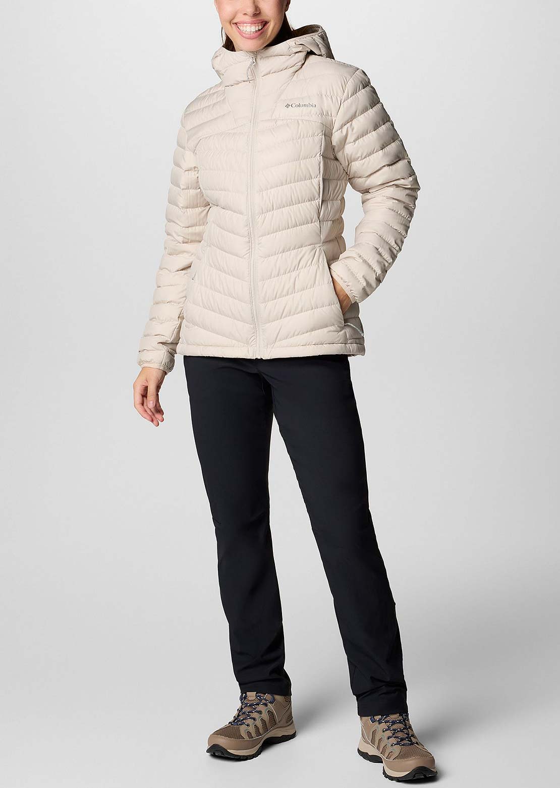 Columbia Women's Westridge Hooded Down Jacket Dark Stone