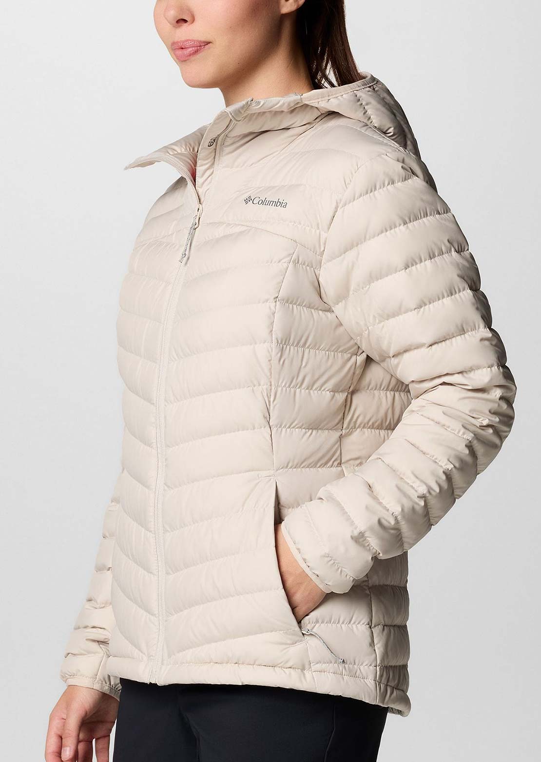 Columbia Women's Westridge Hooded Down Jacket Dark Stone
