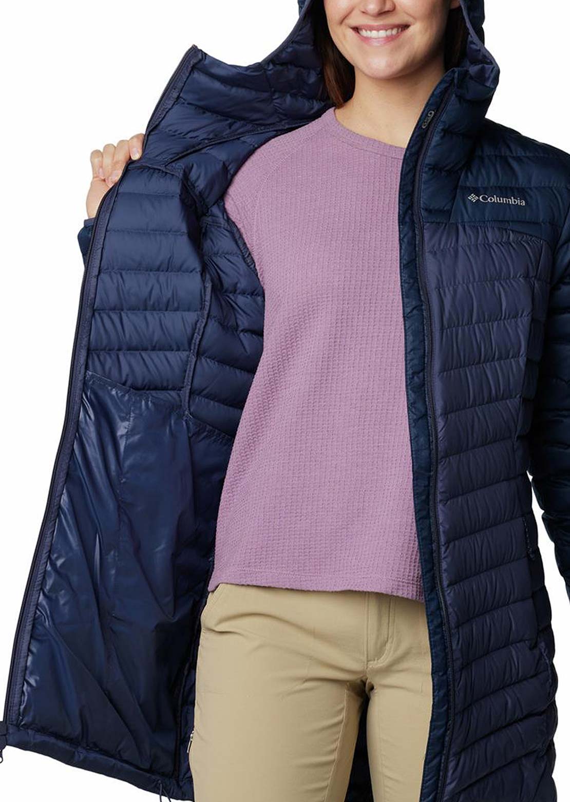 Columbia Women's Westridge Mid Down Jacket Collegiate Navy