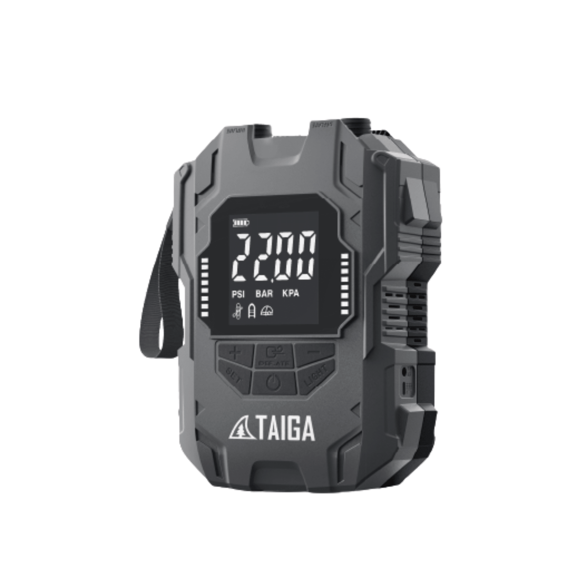 Taiga  PREMIUM BATTERY ELECTRIC PUMP FOR INFLATABLE PADDLE BOARD – 22 PSI