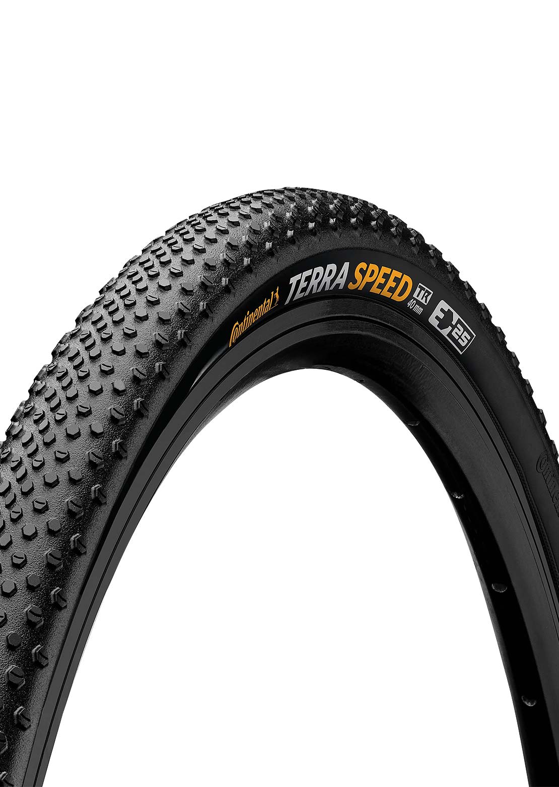 Continental Gravel CX Terra Speed 650b X 40 Fold Protection TR Bike Tire Black Chili