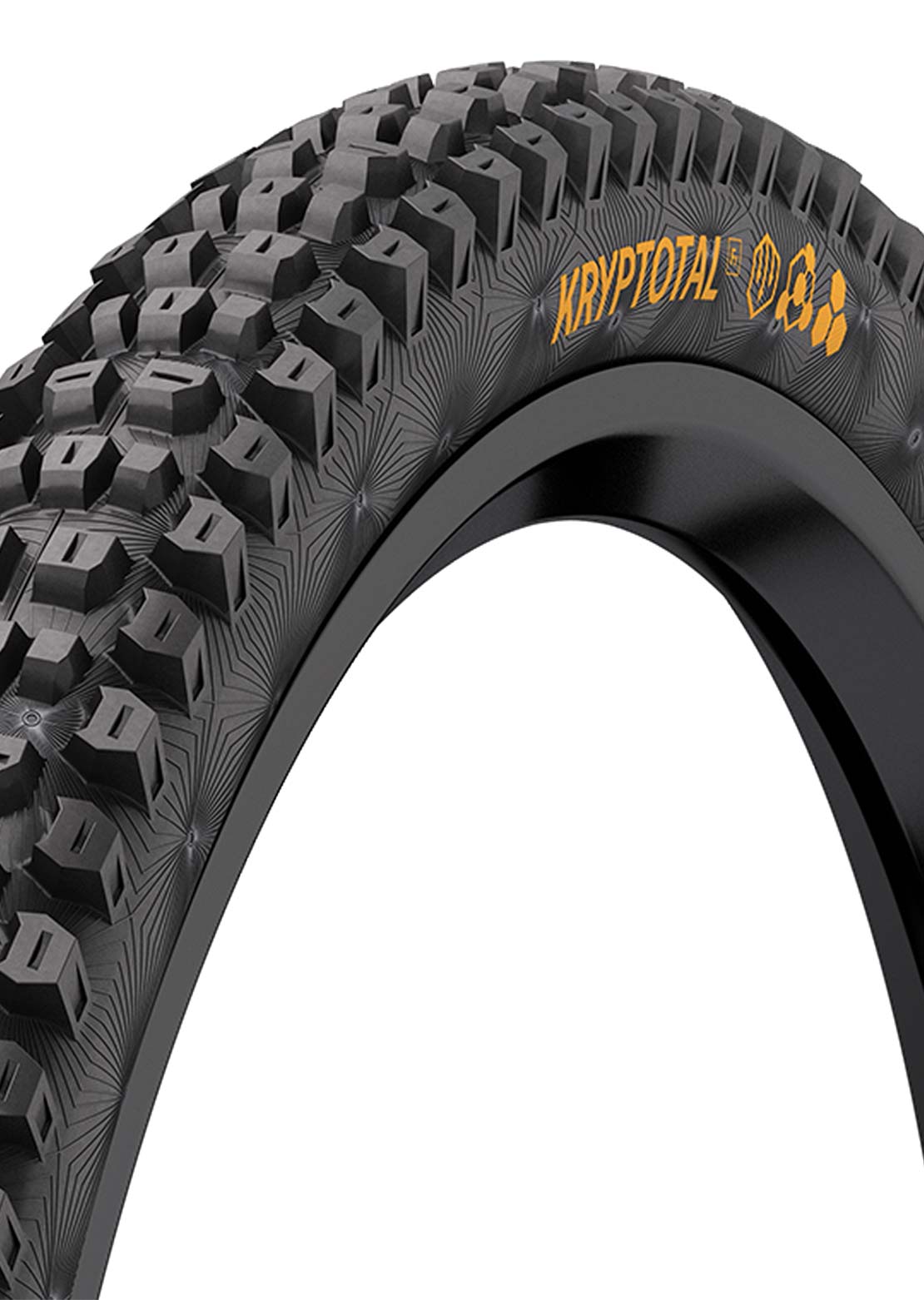 Continental Kryptotal-F DH Casing SuperSoft Folding Mountain Bike Tire - 29&quot; x 2.4&quot;