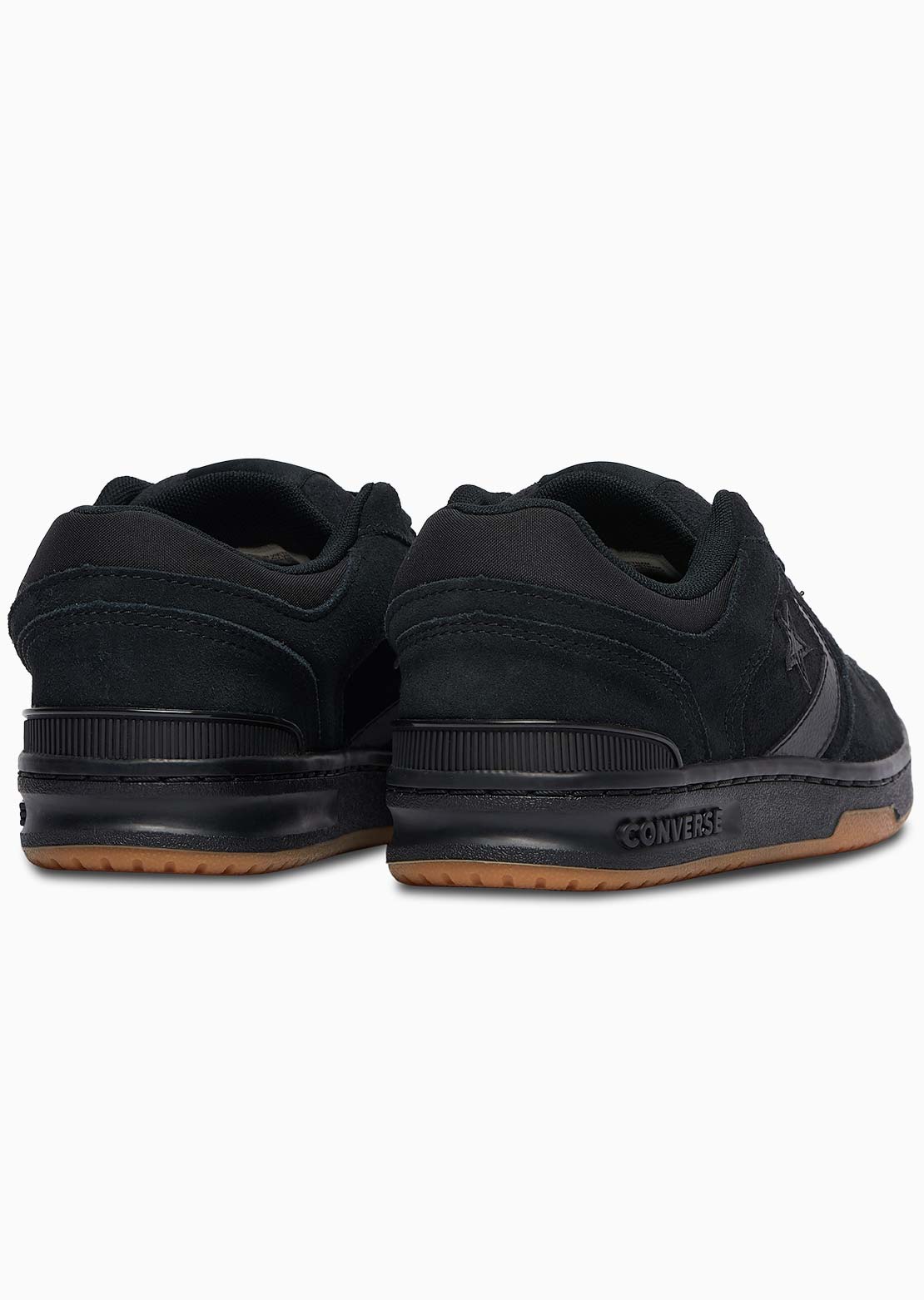 Converse Men's Lifestyle 1998 Suede Skate Shoes Black/Black/Gum