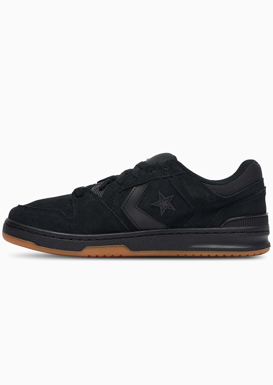 Converse Men's Lifestyle 1998 Suede Skate Shoes Black/Black/Gum