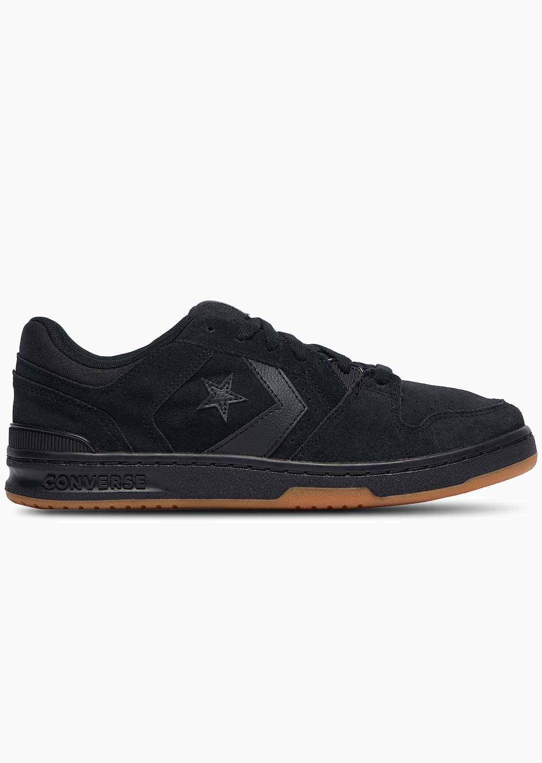 Converse Men's Lifestyle 1998 Suede Skate Shoes Black/Black/Gum