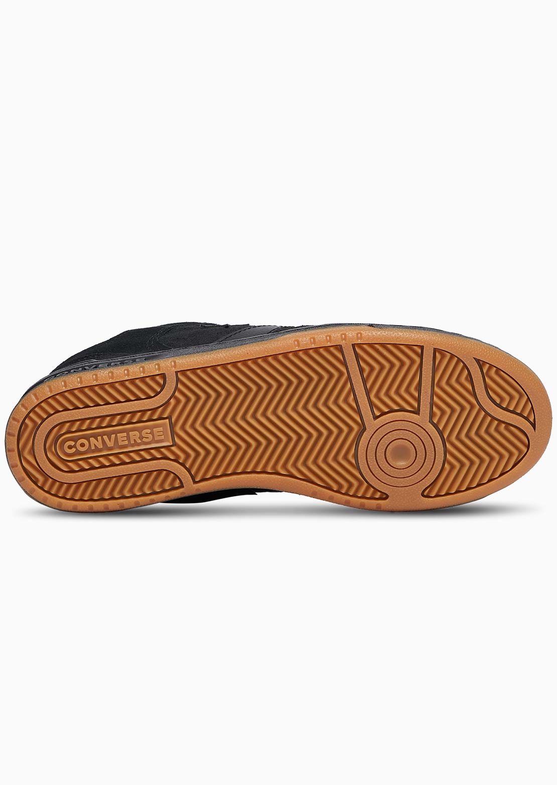 Converse Men's Lifestyle 1998 Suede Skate Shoes Black/Black/Gum