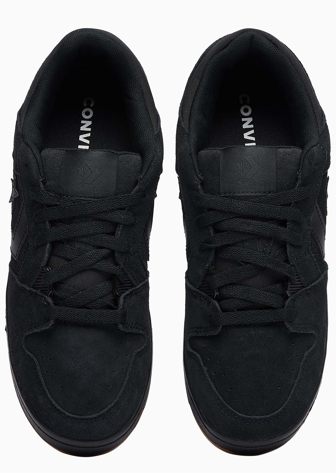 Converse Men's Lifestyle 1998 Suede Skate Shoes Black/Black/Gum