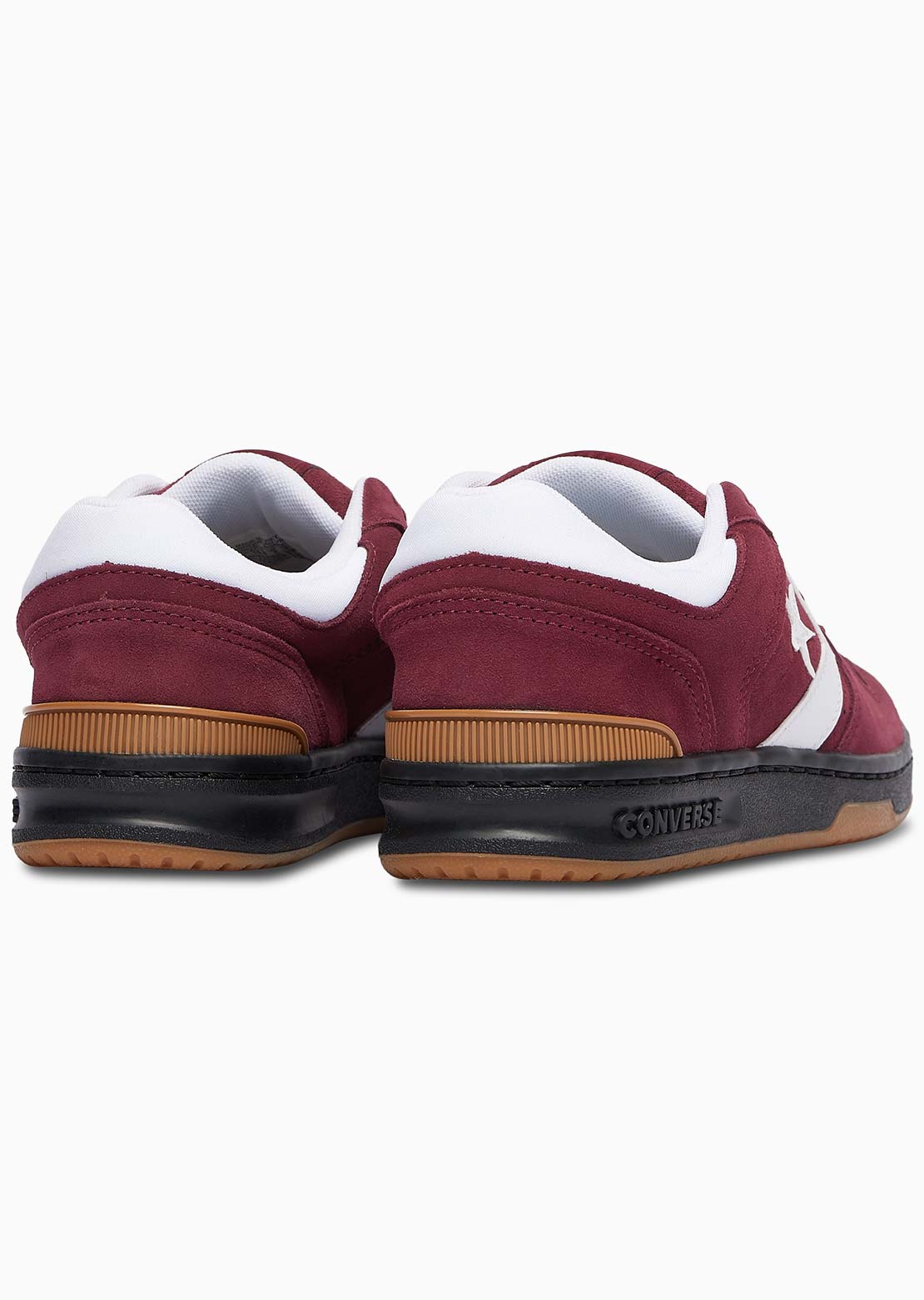 Converse Men's Lifestyle 1998 Suede Skate Shoes Deep Bordeaux/White/Gum