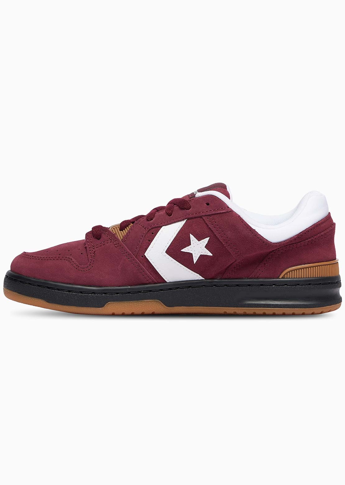 Converse Men's Lifestyle 1998 Suede Skate Shoes Deep Bordeaux/White/Gum