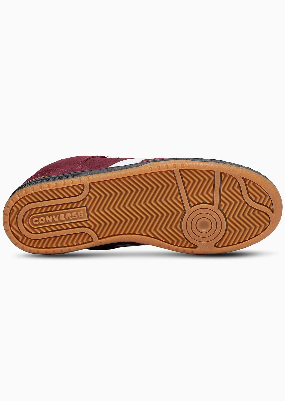 Converse Men's Lifestyle 1998 Suede Skate Shoes Deep Bordeaux/White/Gum