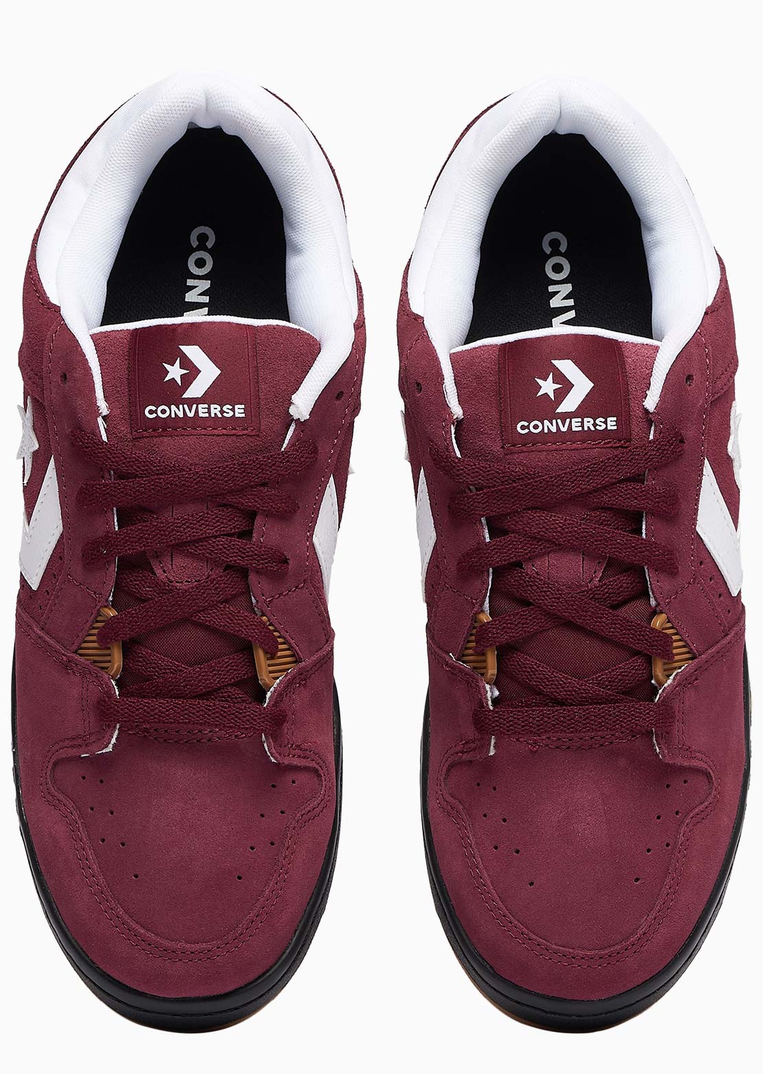 Converse Men's Lifestyle 1998 Suede Skate Shoes Deep Bordeaux/White/Gum