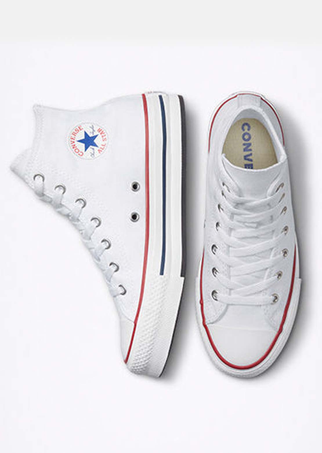 Converse Unisex Chuck Taylor All Star EVA Lift Hi Shoes White