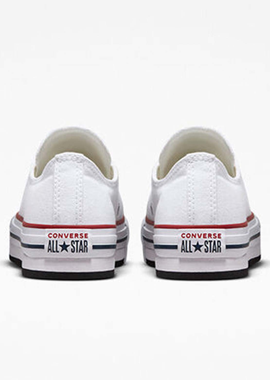 Converse Unisex Chuck Taylor All Star Eva Lift Platform Canvas Shoes White/Garnet/Navy