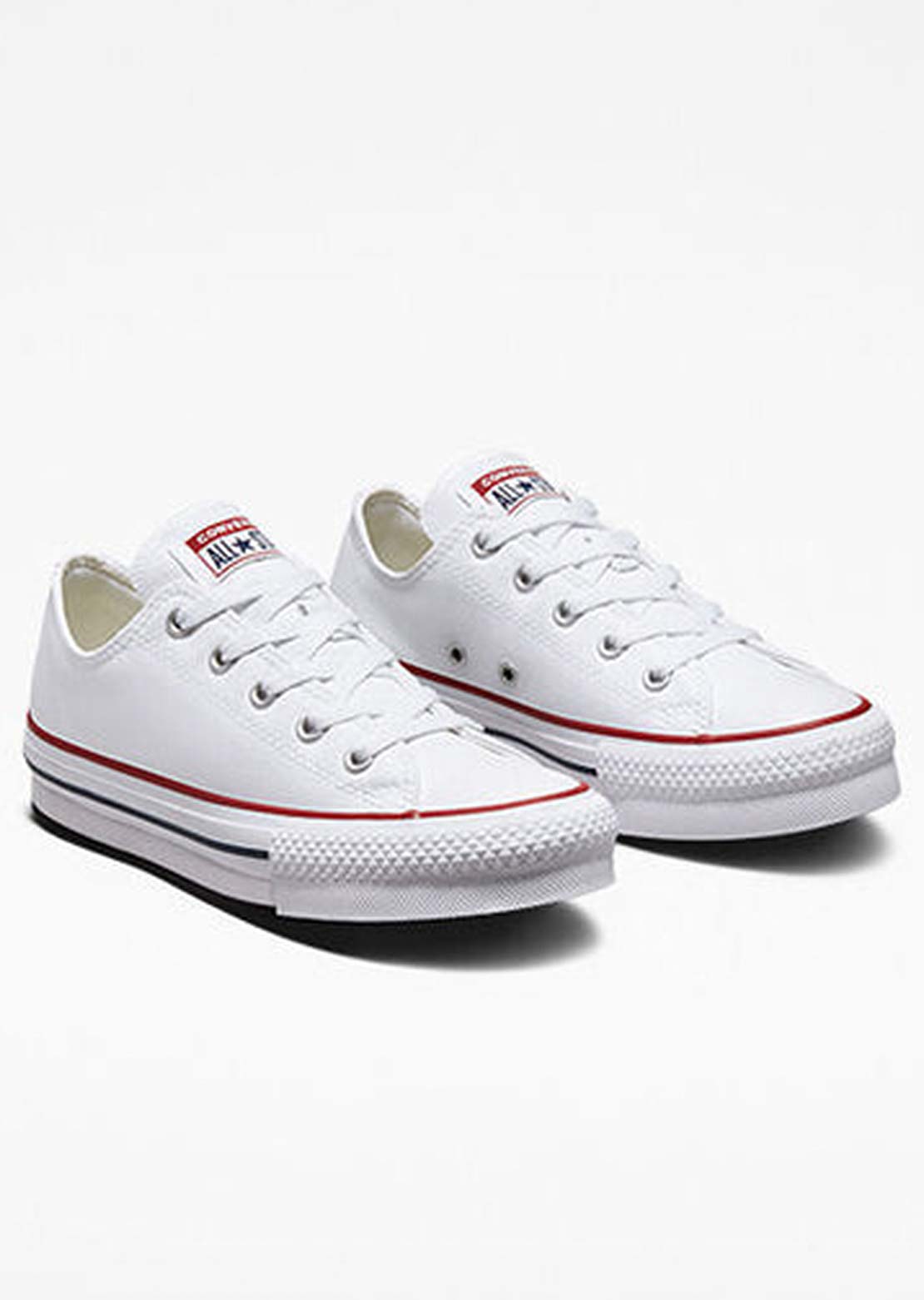 Converse Unisex Chuck Taylor All Star Eva Lift Platform Canvas Shoes White/Garnet/Navy