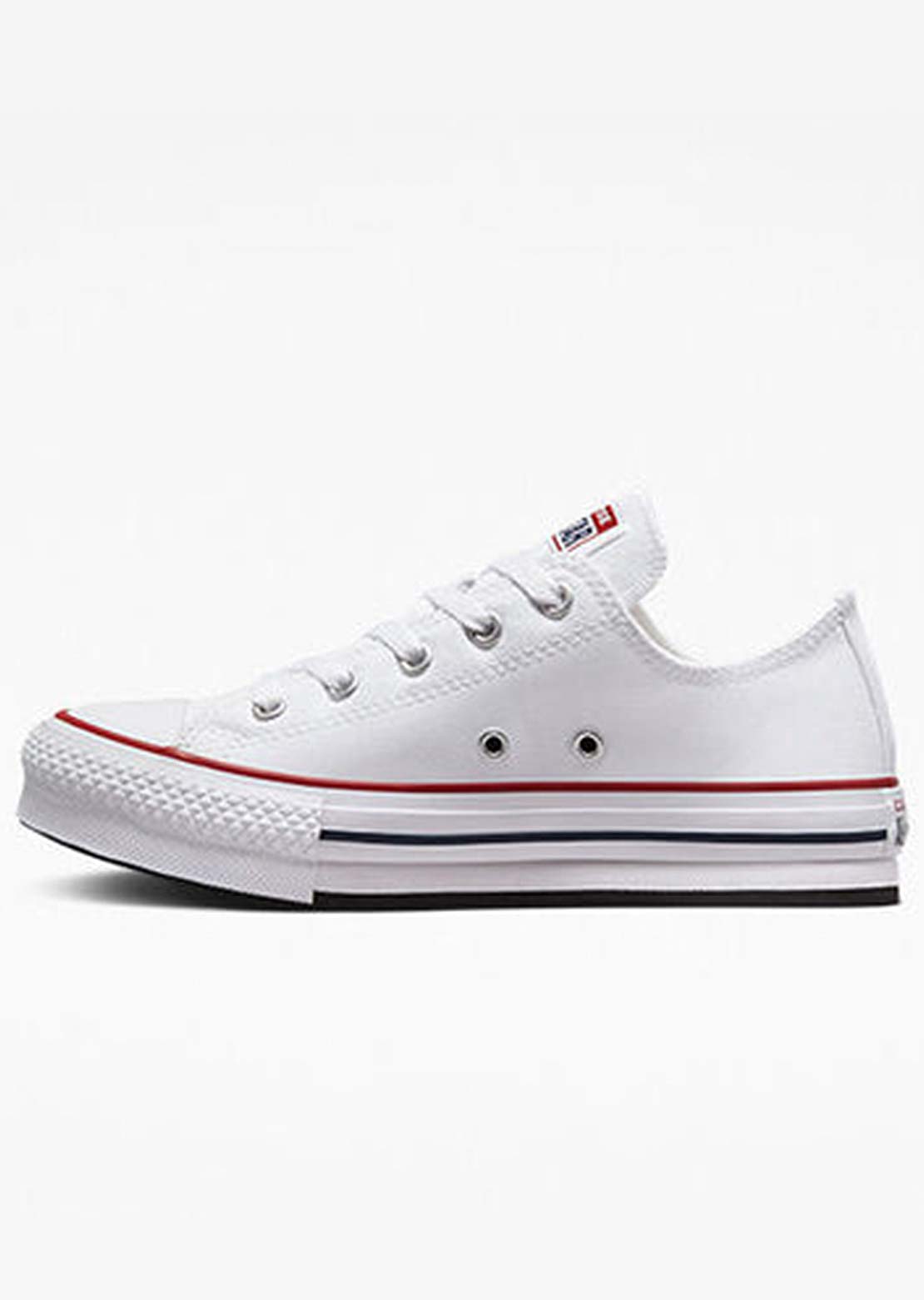 Converse Unisex Chuck Taylor All Star Eva Lift Platform Canvas Shoes White/Garnet/Navy
