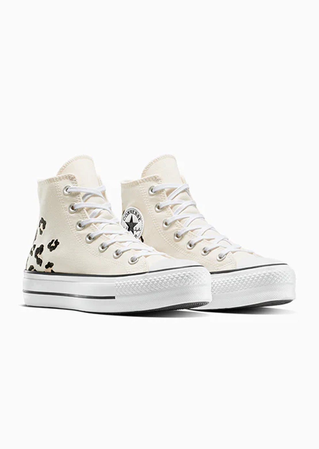 Converse Women’s Chuck Taylor All Star Lift Shoes Egret Coastal Dune Black
