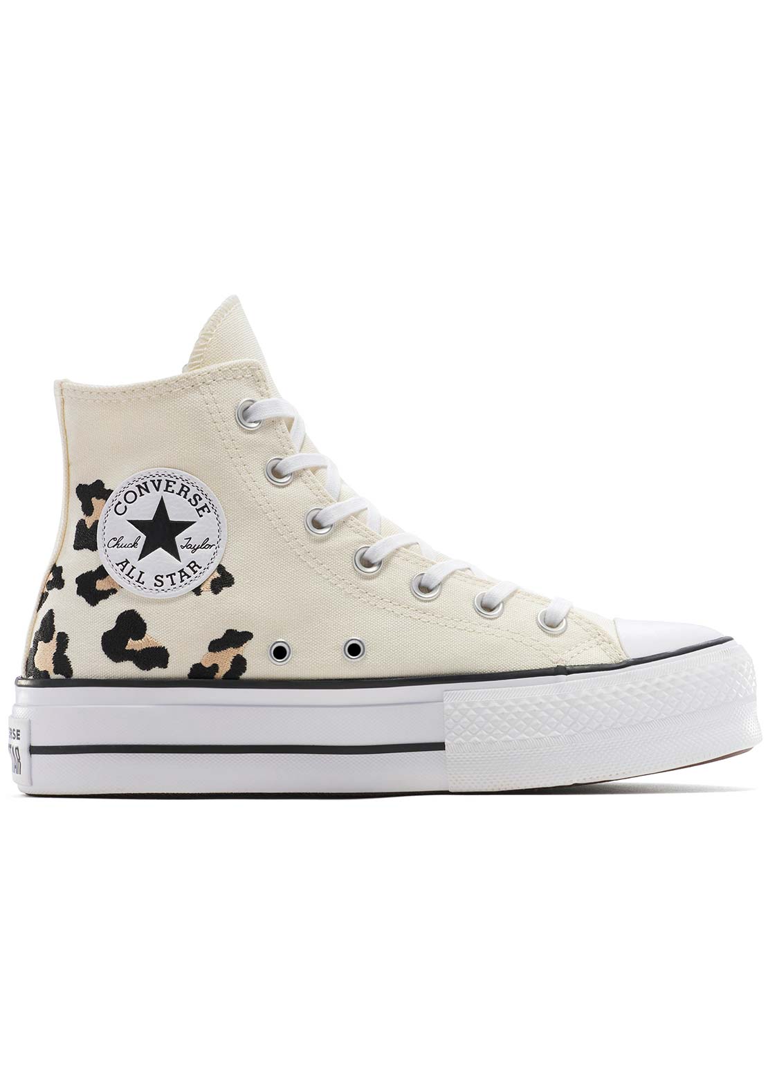 Converse Women’s Chuck Taylor All Star Lift Shoes Egret Coastal Dune Black