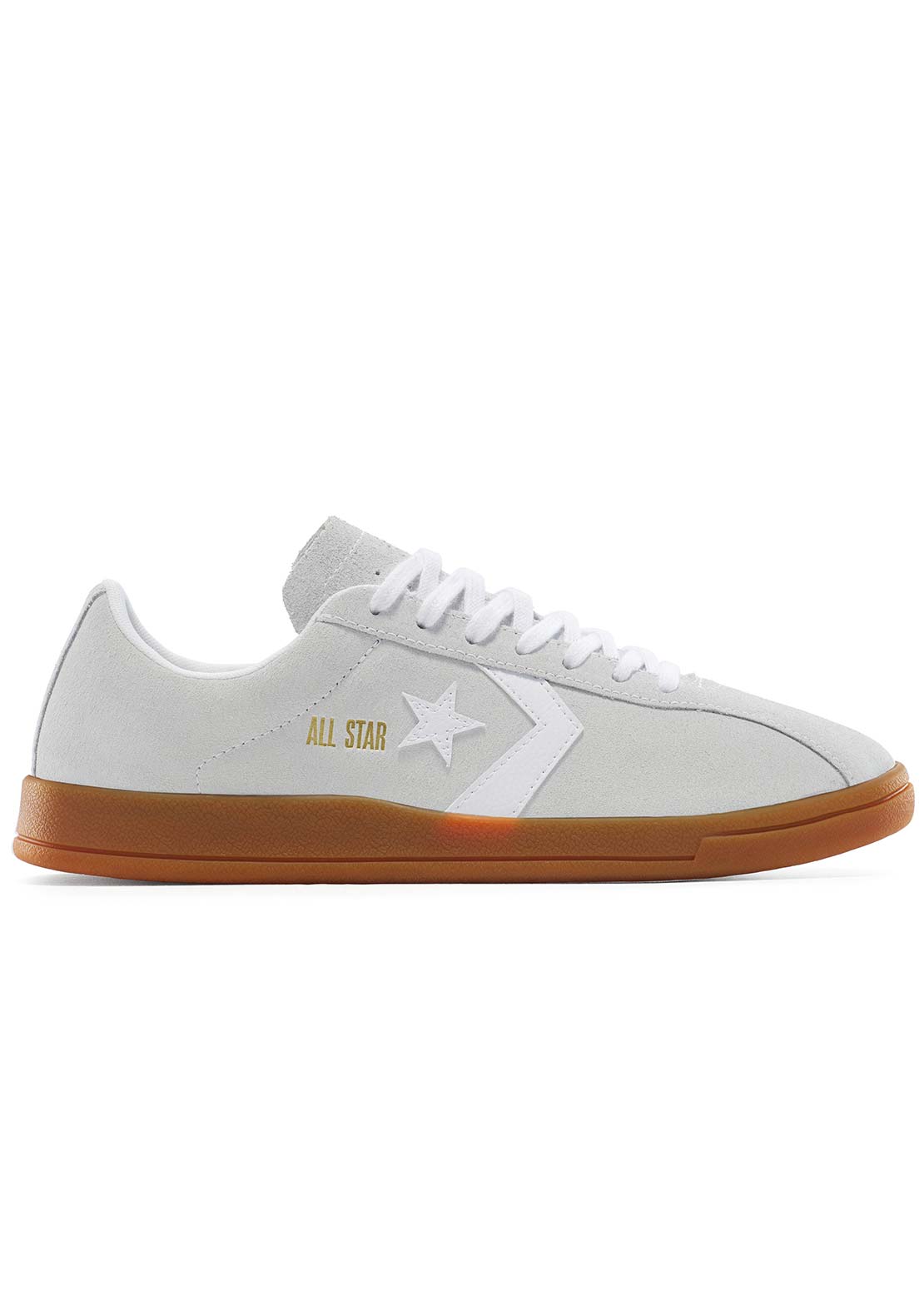 Converse Women's All Star Classic Trainer Low Top Suede Shoes Moonbathe/White/Gum