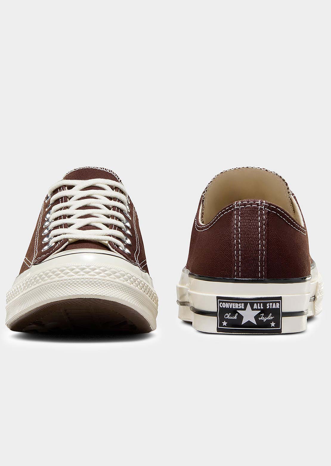 Converse Women's Chuck 70 Low Top Shoes Dark Root/Egret/Black