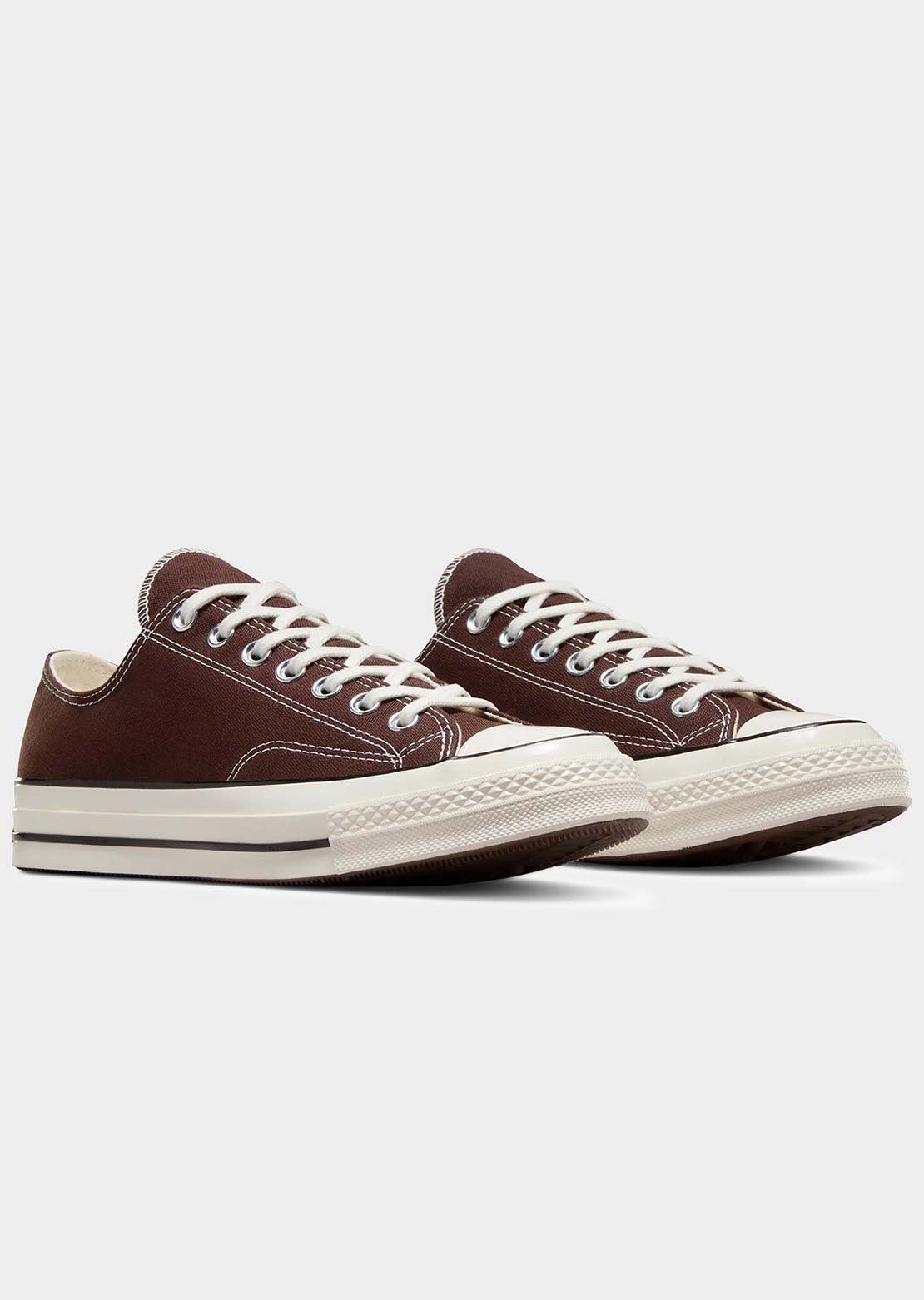 Converse Women's Chuck 70 Low Top Shoes Dark Root/Egret/Black