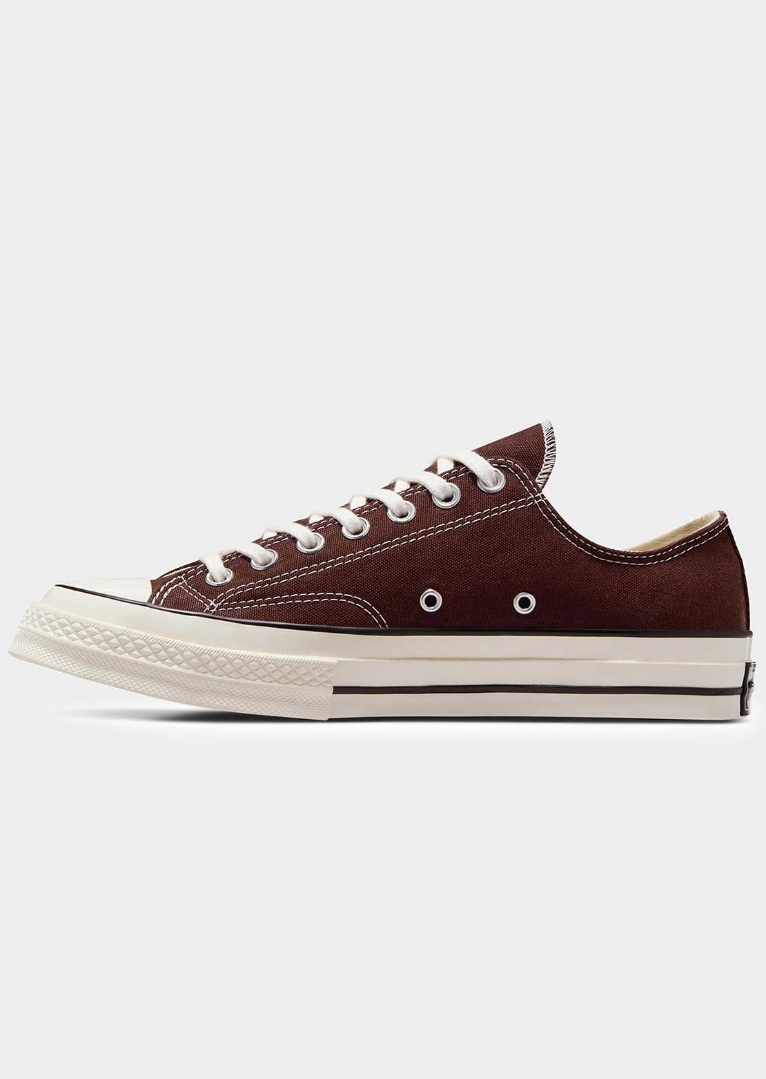 Converse Women's Chuck 70 Low Top Shoes Dark Root/Egret/Black