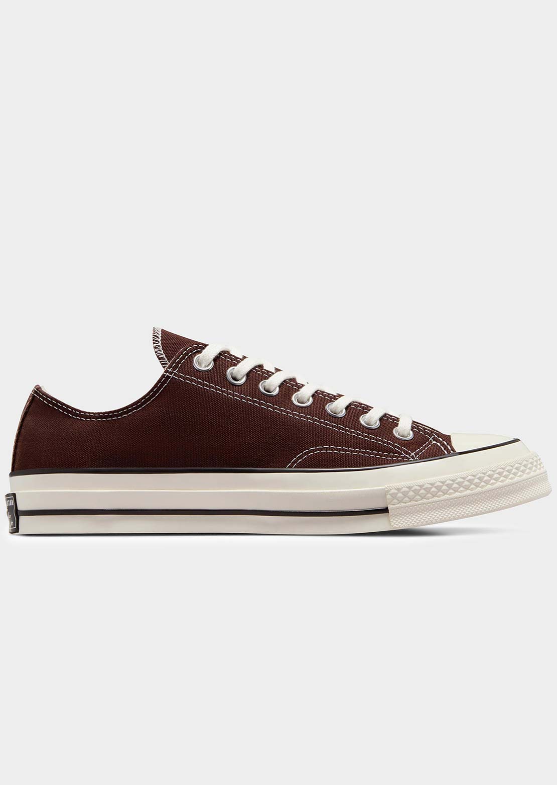 Converse Women's Chuck 70 Low Top Shoes Dark Root/Egret/Black