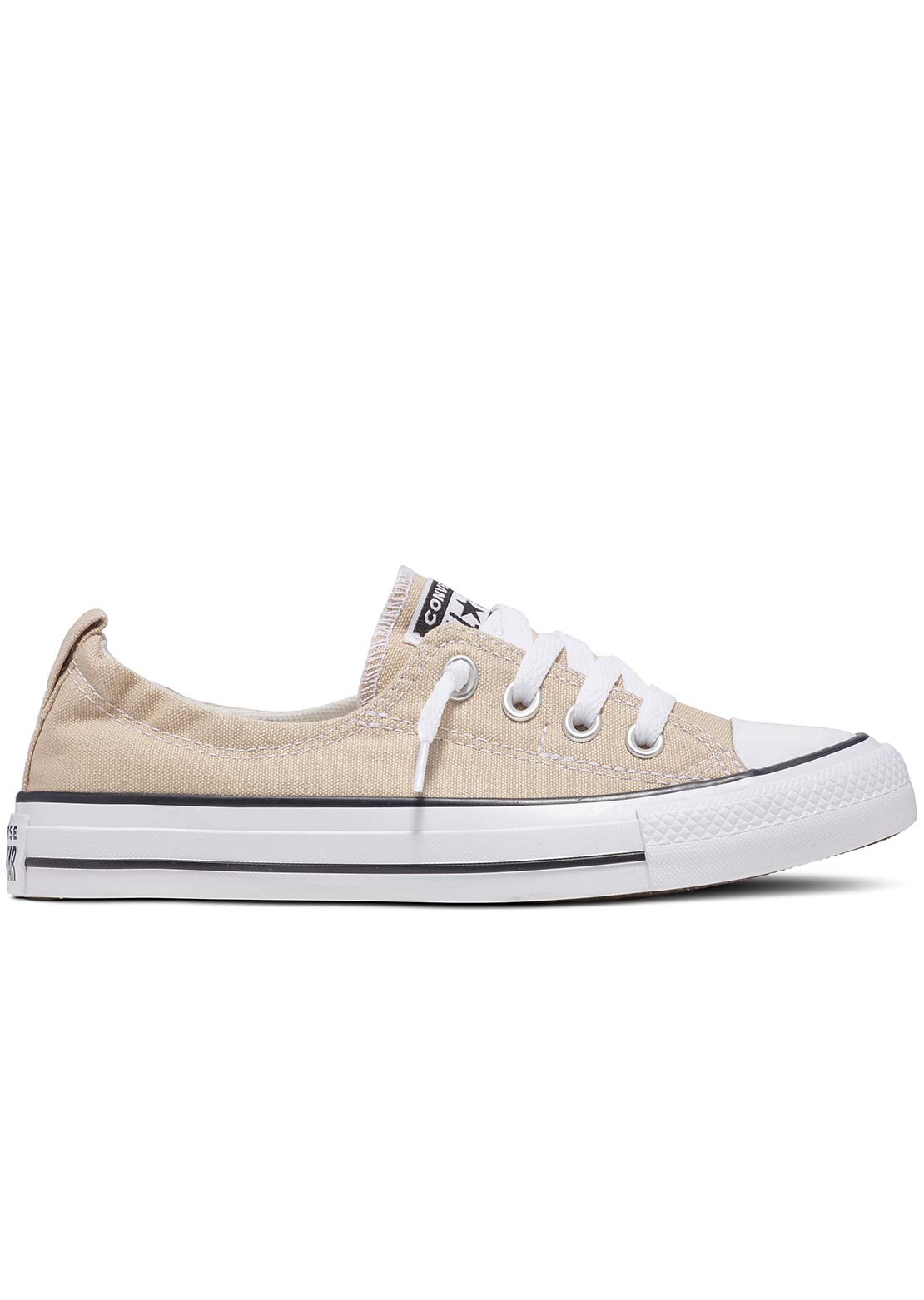Converse Women&#39;s Chuck Taylor All Star Lift Shoreline Low Top Shoes Nutty Granola/White/Black