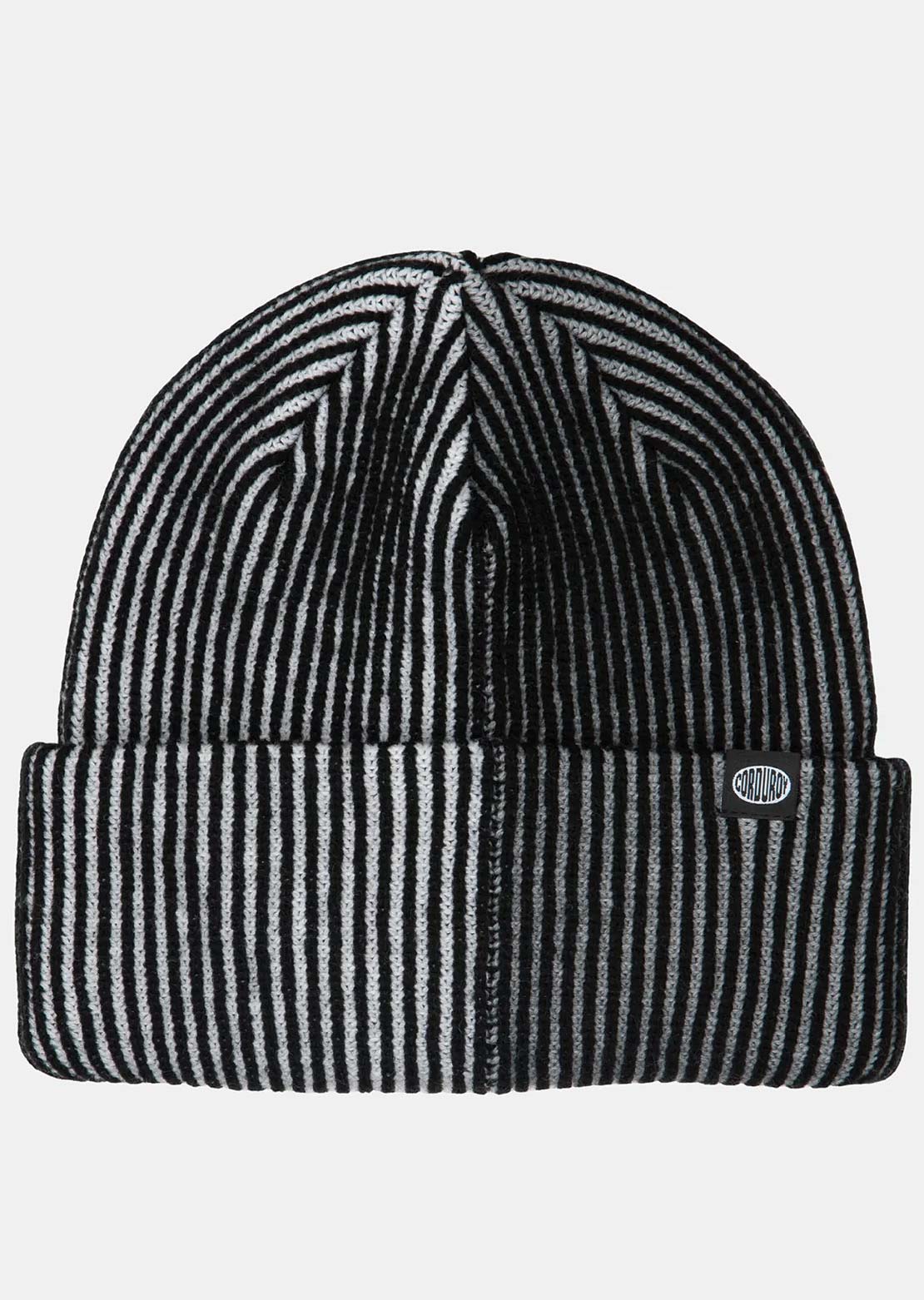 Corduroy Men's 50/50 Cord Beanie Black