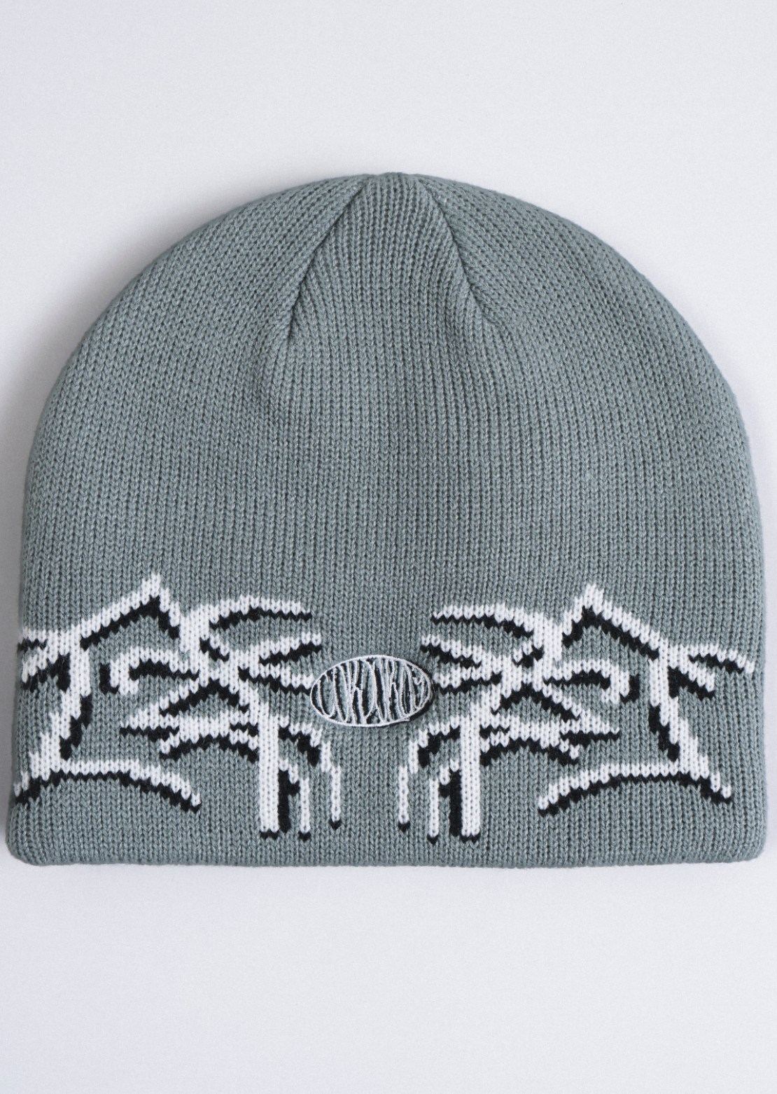 Corduroy Men's Airbrush By Egan Wint Beanie Light Blue