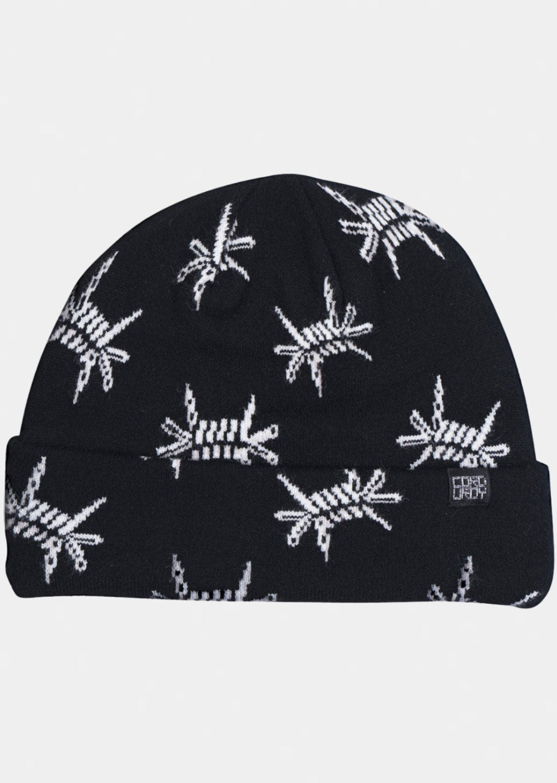 Corduroy Men's Barb Beanie Black