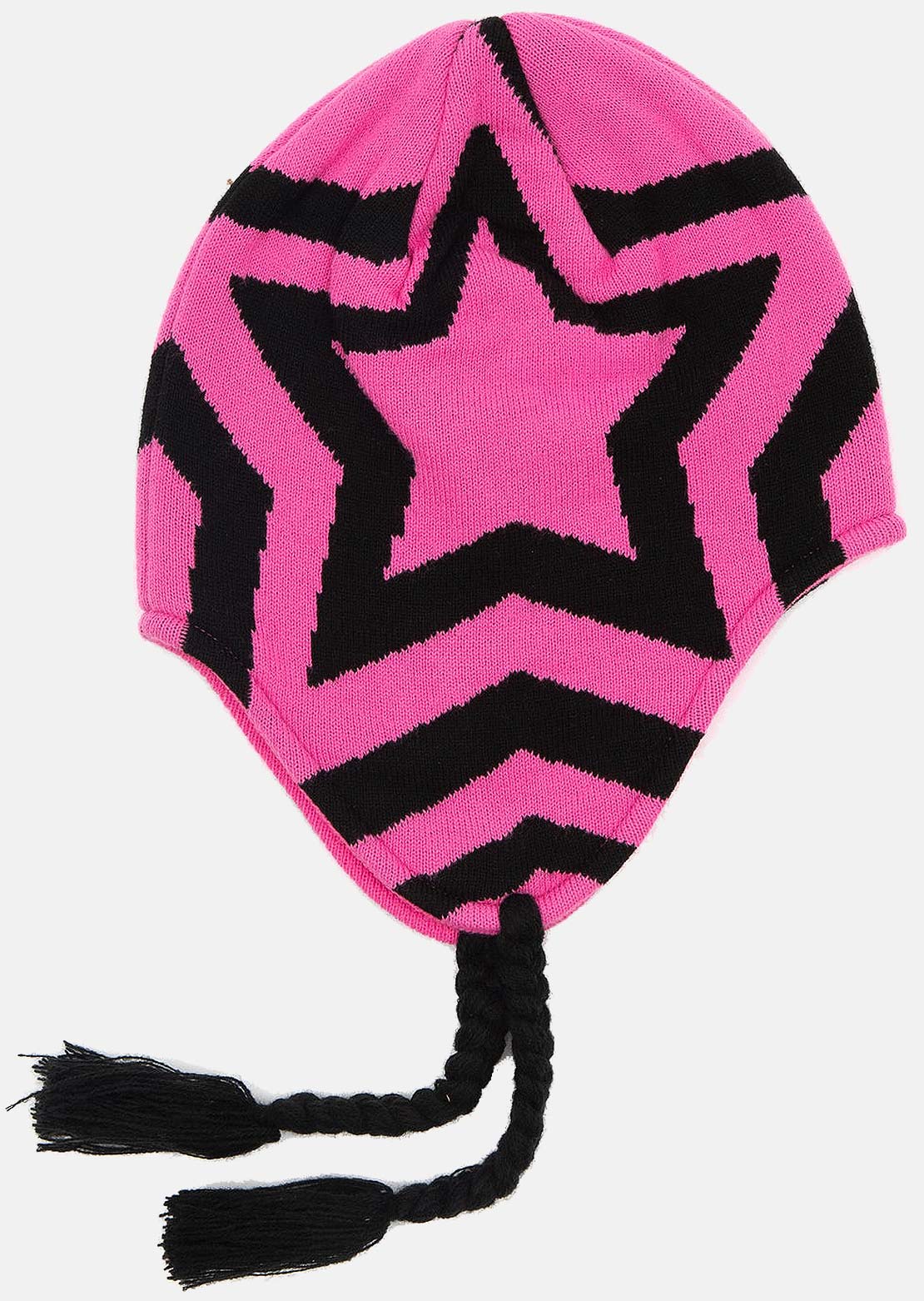Corduroy Men's Cosmos Earflap Beanie Pink