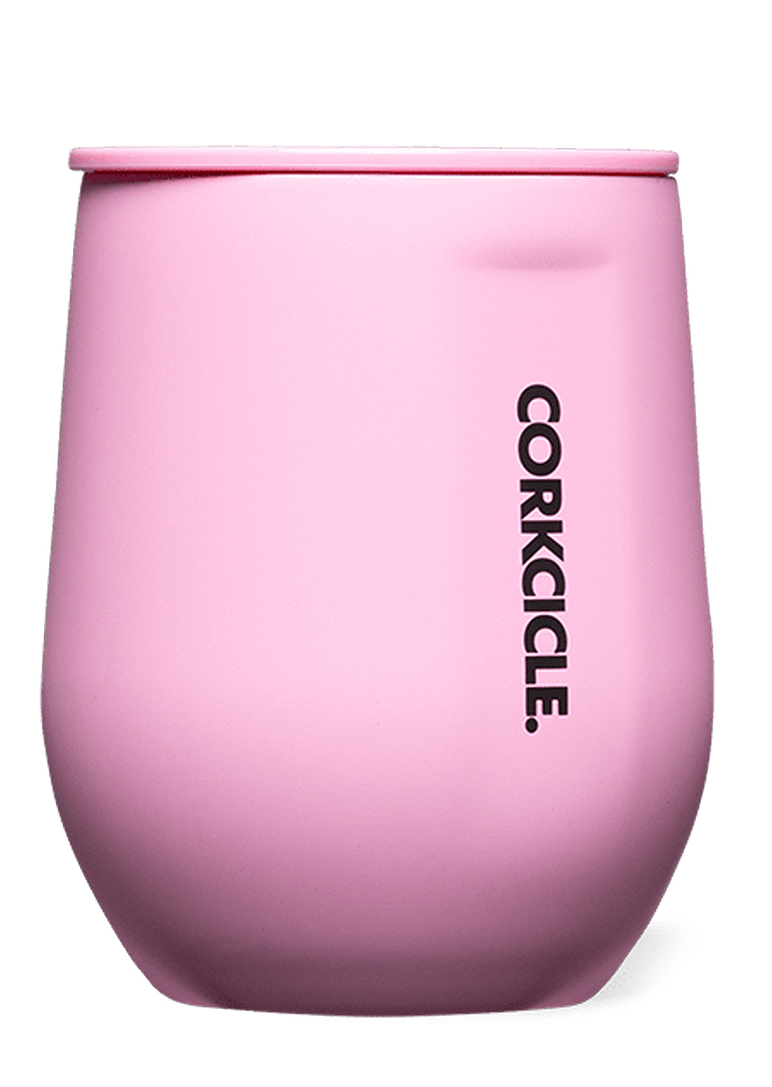 Corkcicle 12oz Stemless Glass Sun-Soaked Pink