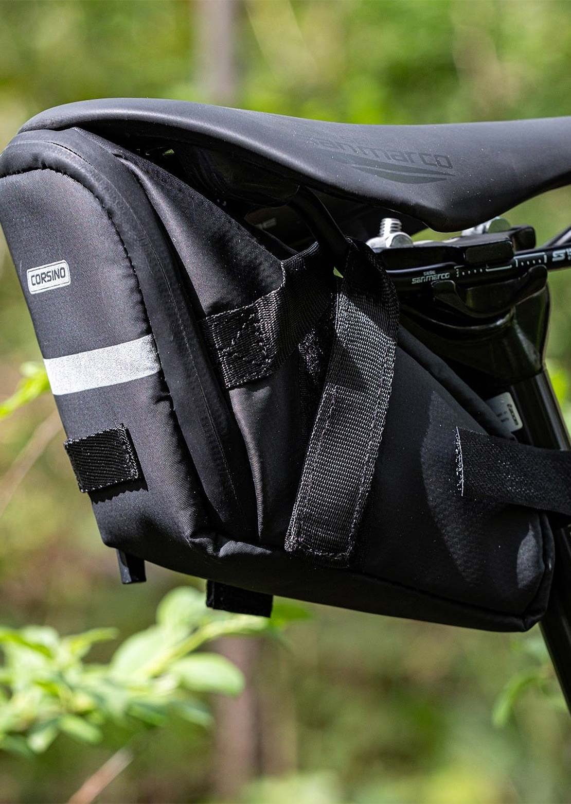 Corsino Jaunt Saddle Bag Black