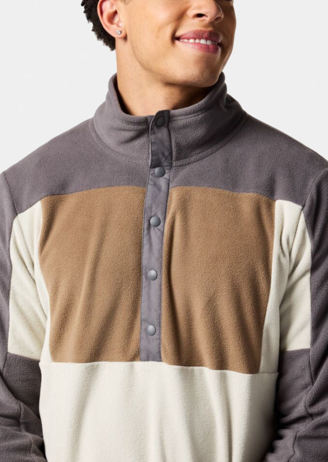 Cotopaxi Men's Encima Fleece Pullover Cinder and Mineral