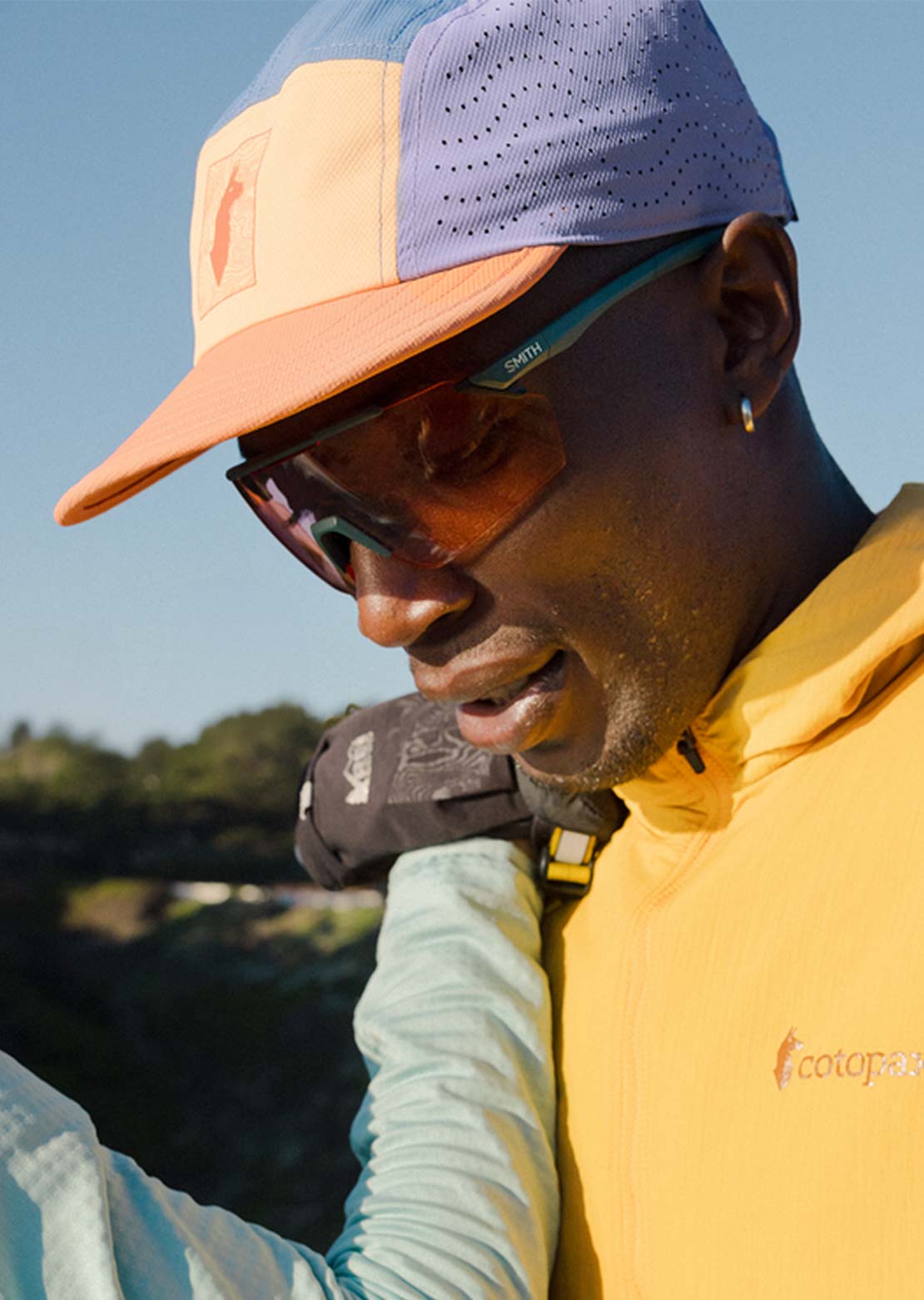 Cotopaxi Unisex Tech Plus 5-Panel Cap Cantaloupe And Grapefruit