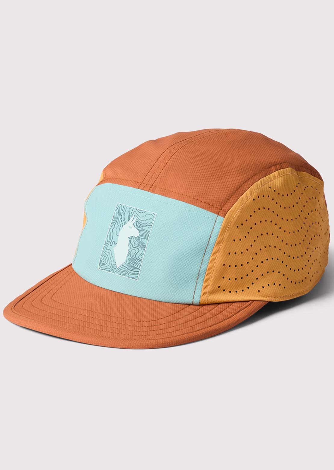 Cotopaxi Unisex Tech Plus 5-Panel Cap Tide Pool And Whiskey