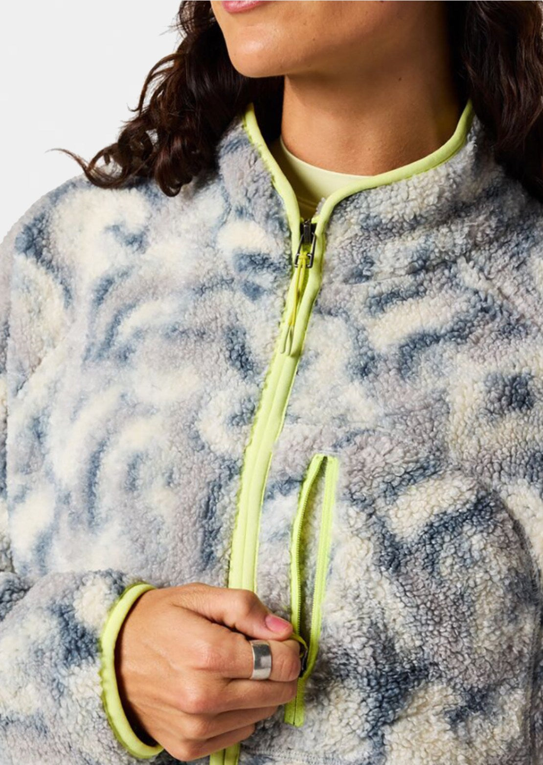 Cotopaxi Women's Amigazo Fleece Jacket Brush Clouds Oasis