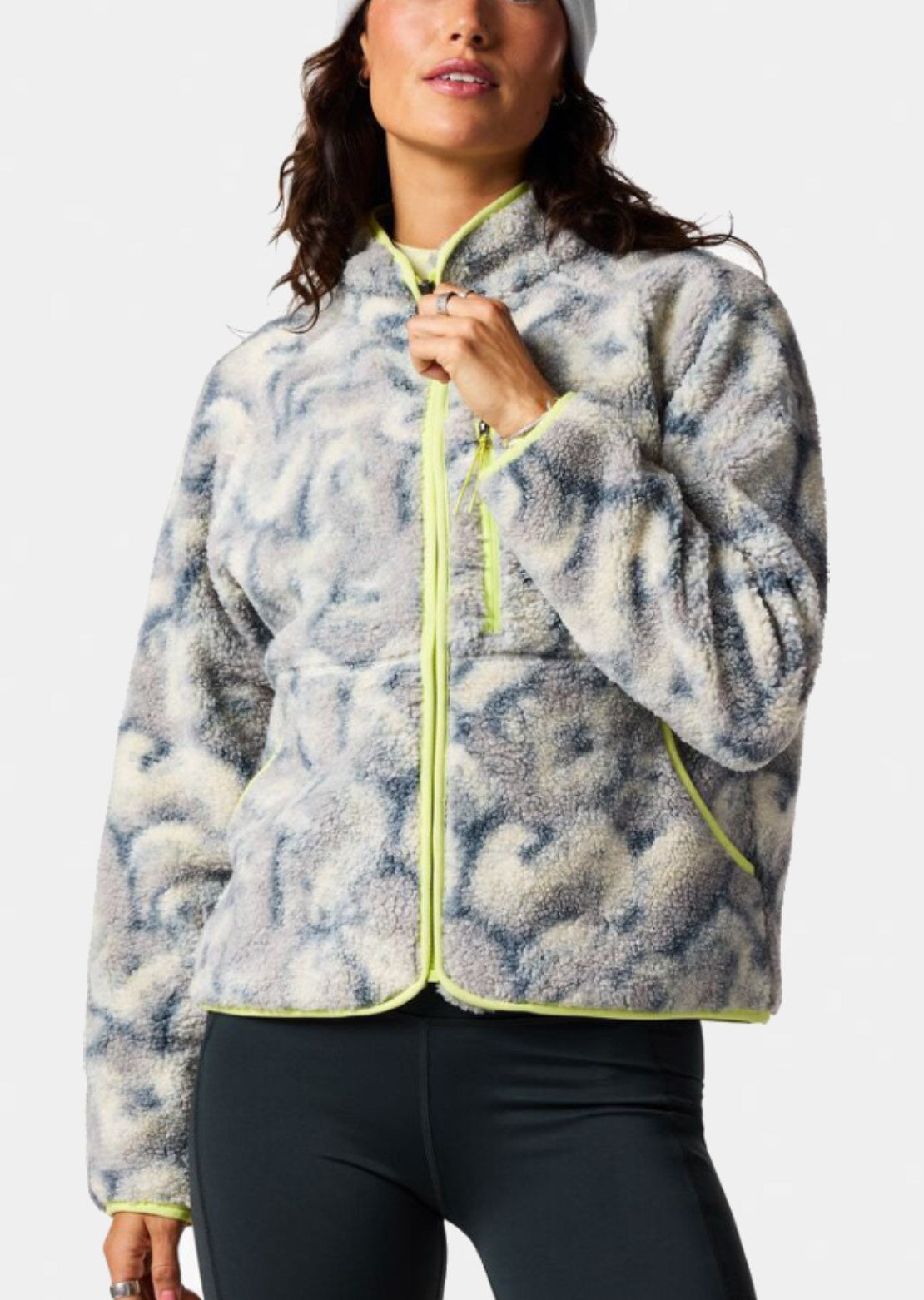 Cotopaxi Women's Amigazo Fleece Jacket Brush Clouds Oasis