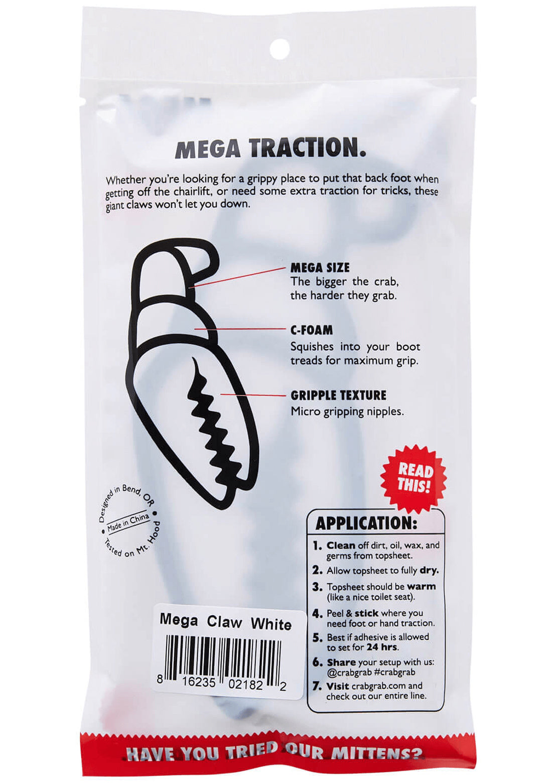 Crab Grab Mega Claw Black/White