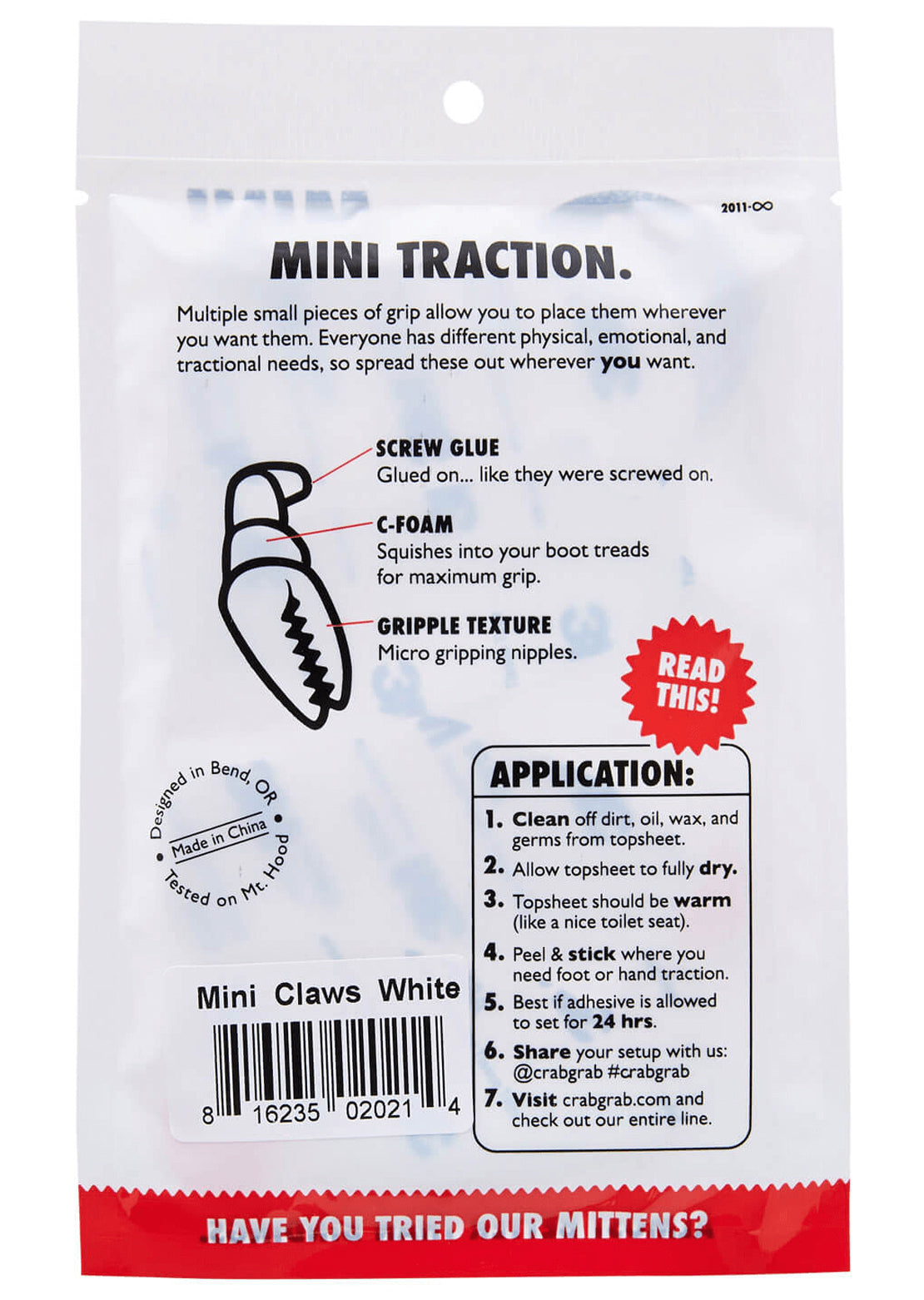 Crab Grab Mini Claws Red