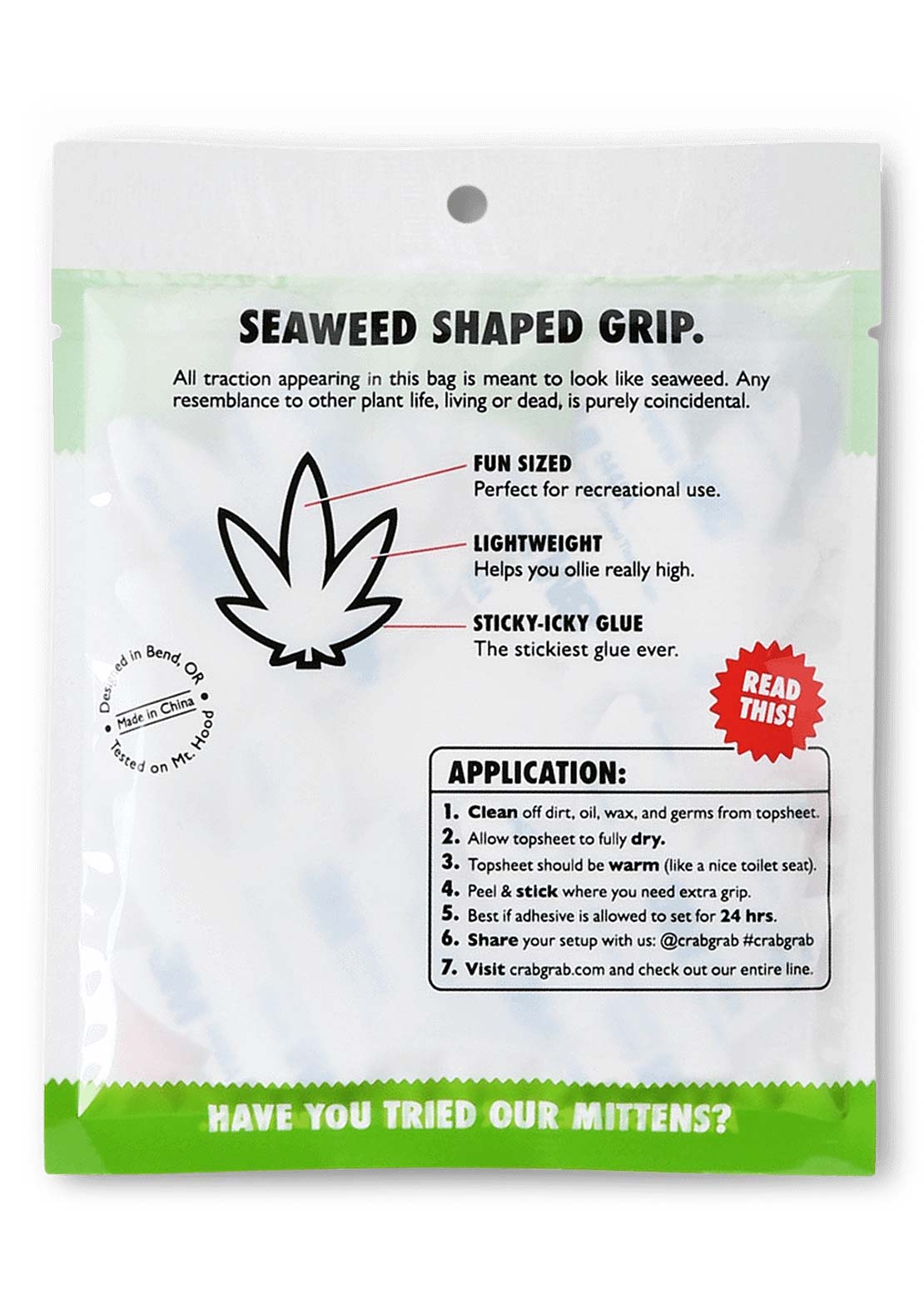 Crab Grab Unisex Mini Seaweed Hybrid