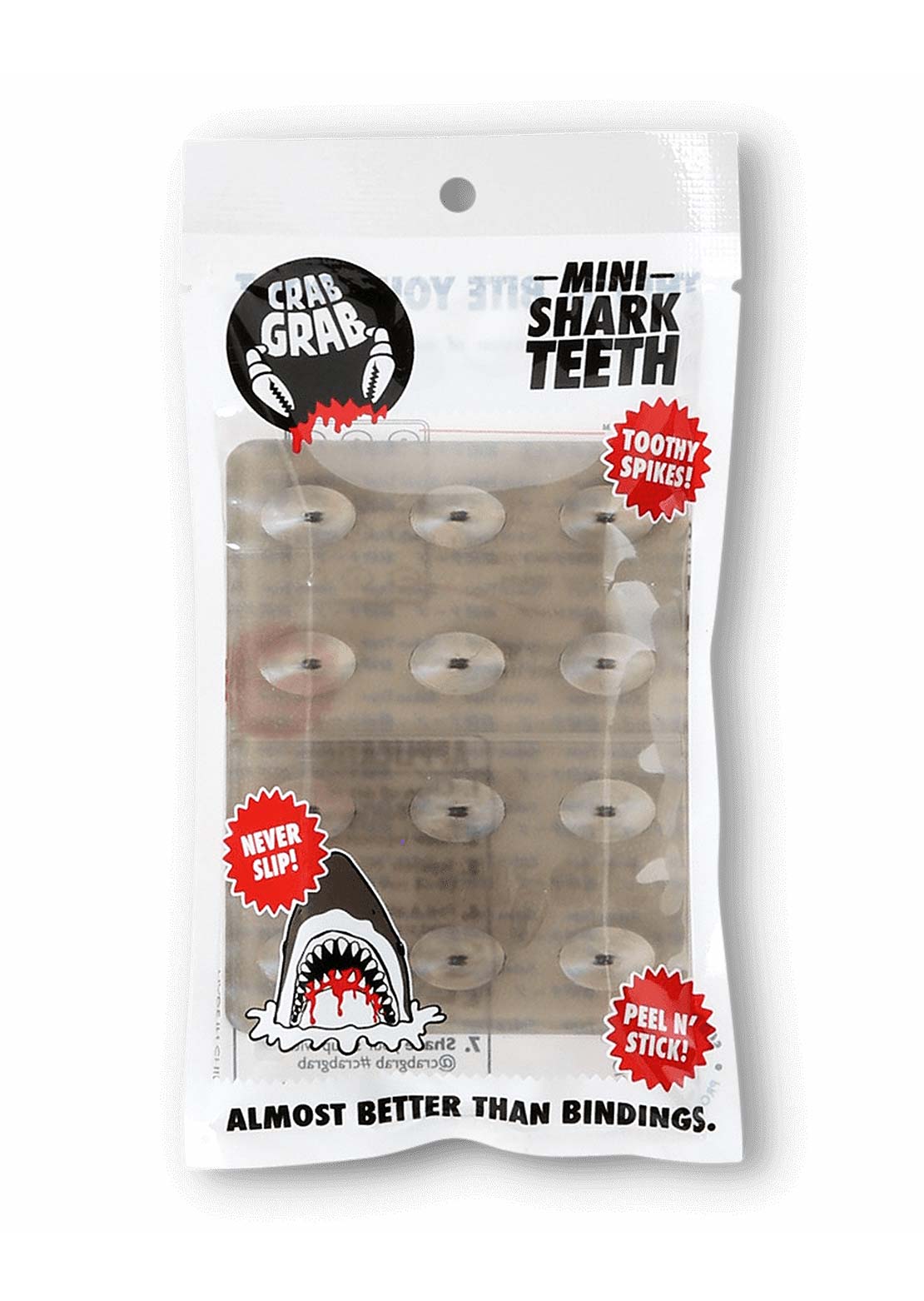 Crab Grab Unisex Mini Shark Teeth Smoke