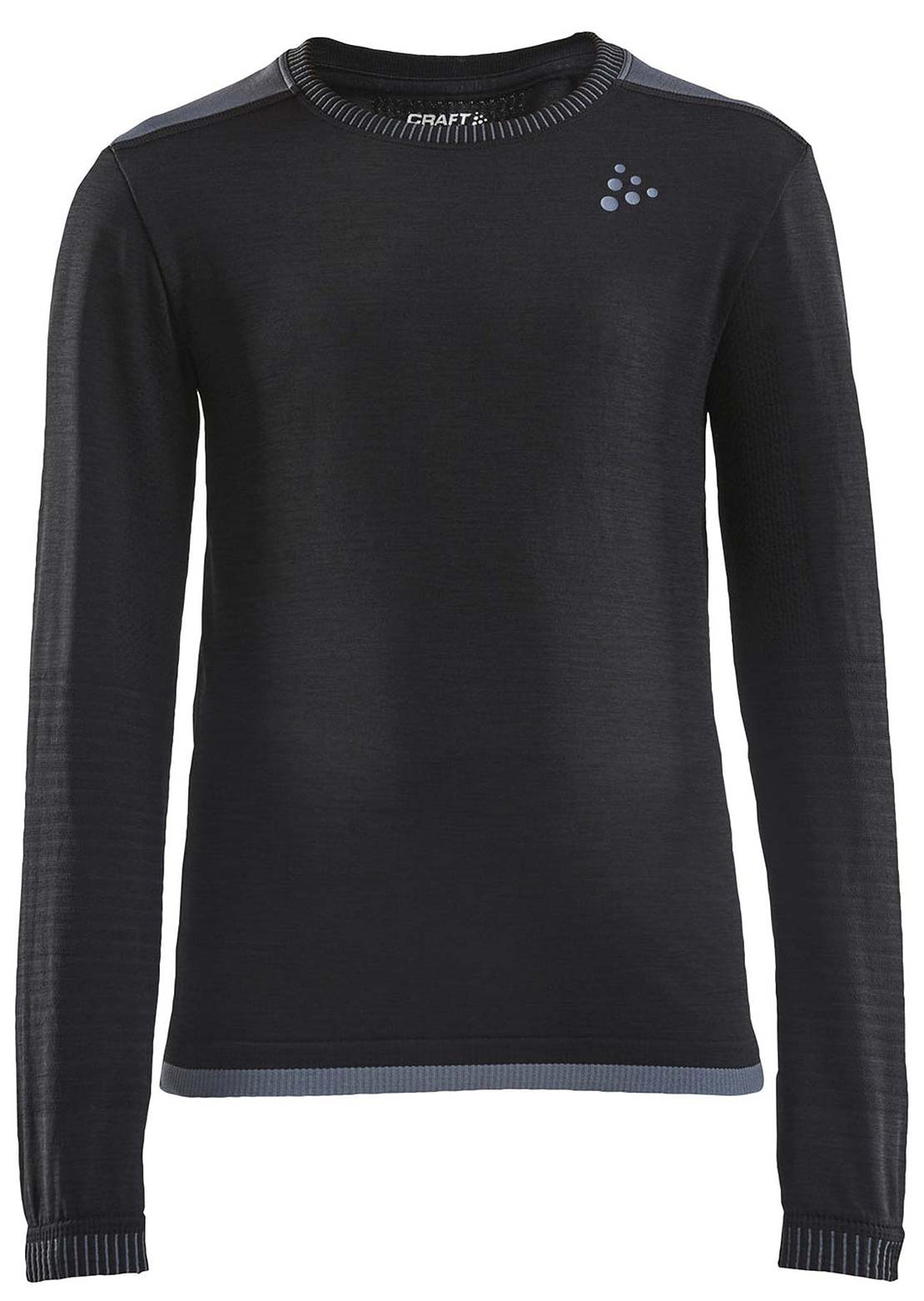 Craft Men's Fuseknit Comfort RN Long Sleeve Black