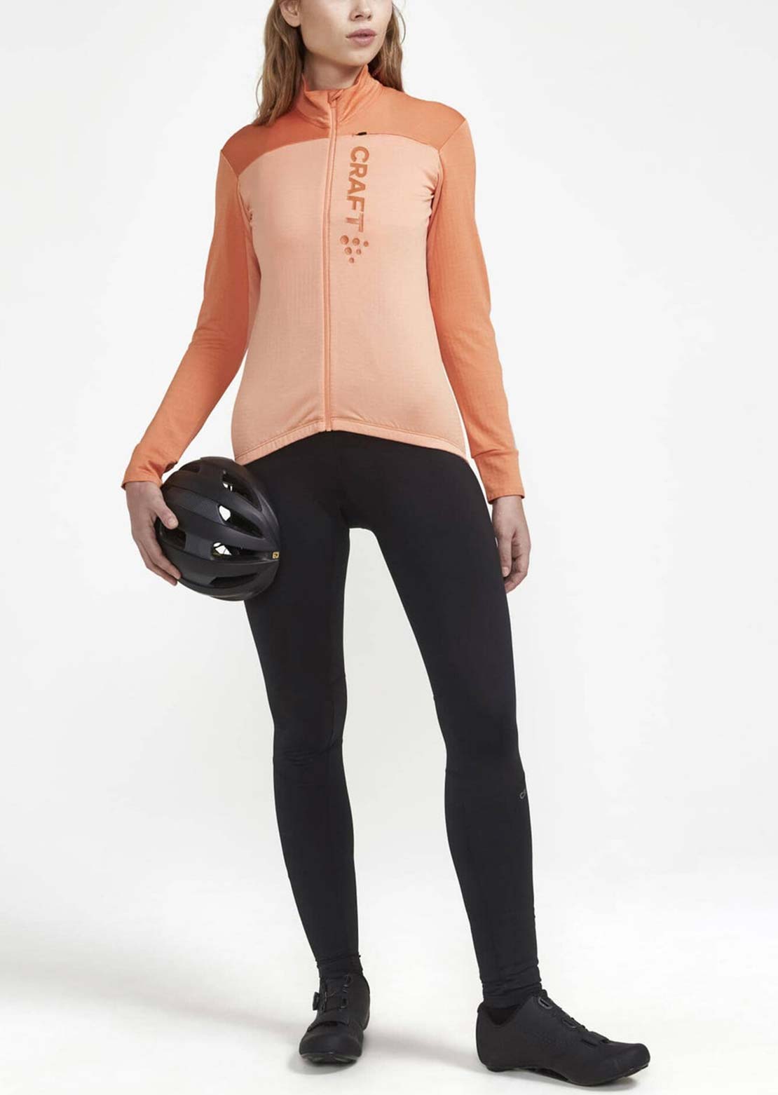 Craft Women's Sub-Z Jersey Long Sleeve Glow/Rusty Glow