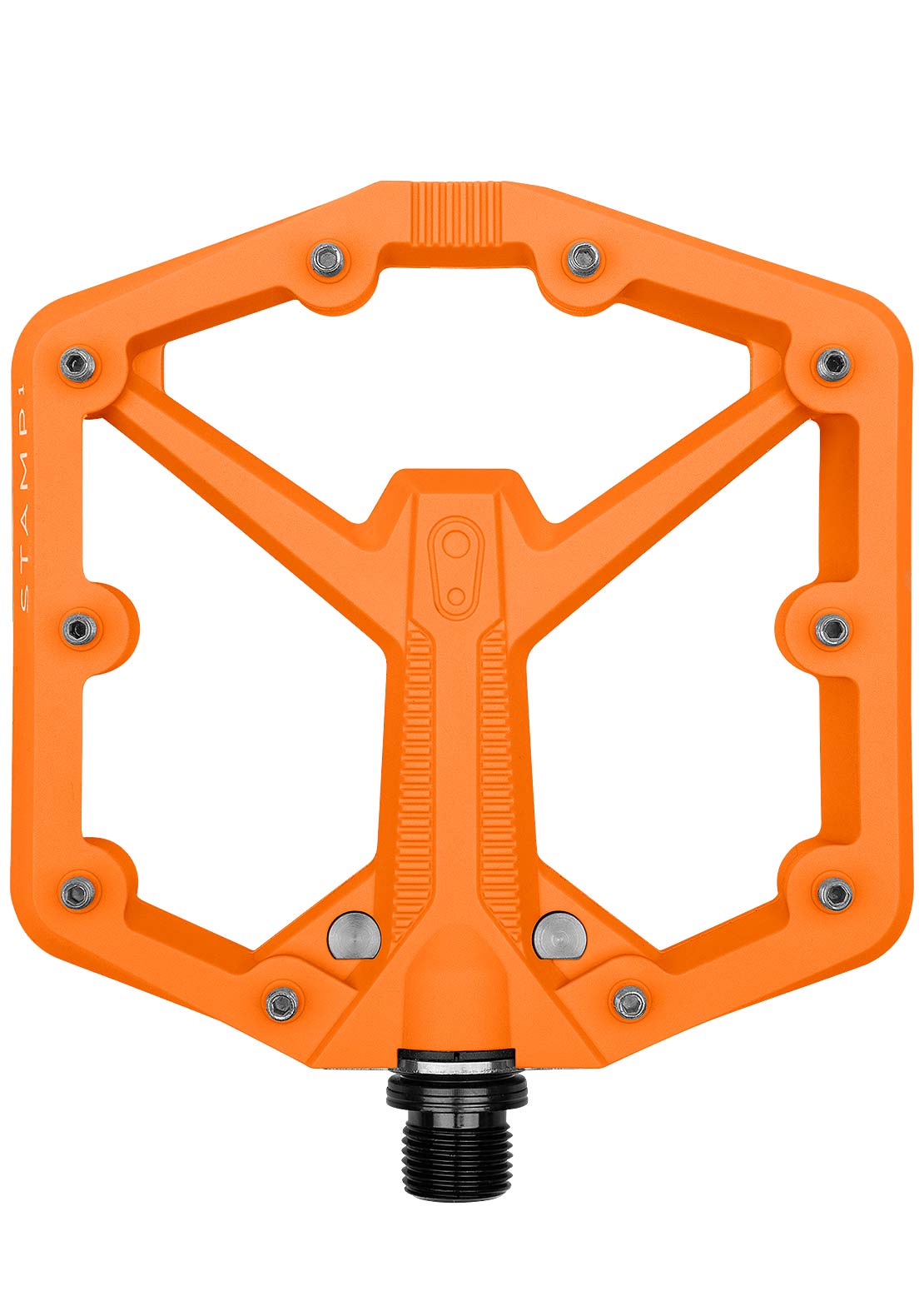 Crank Brother Stamp 1 Gen 2 Flat Mountain Bike Pedals Orange