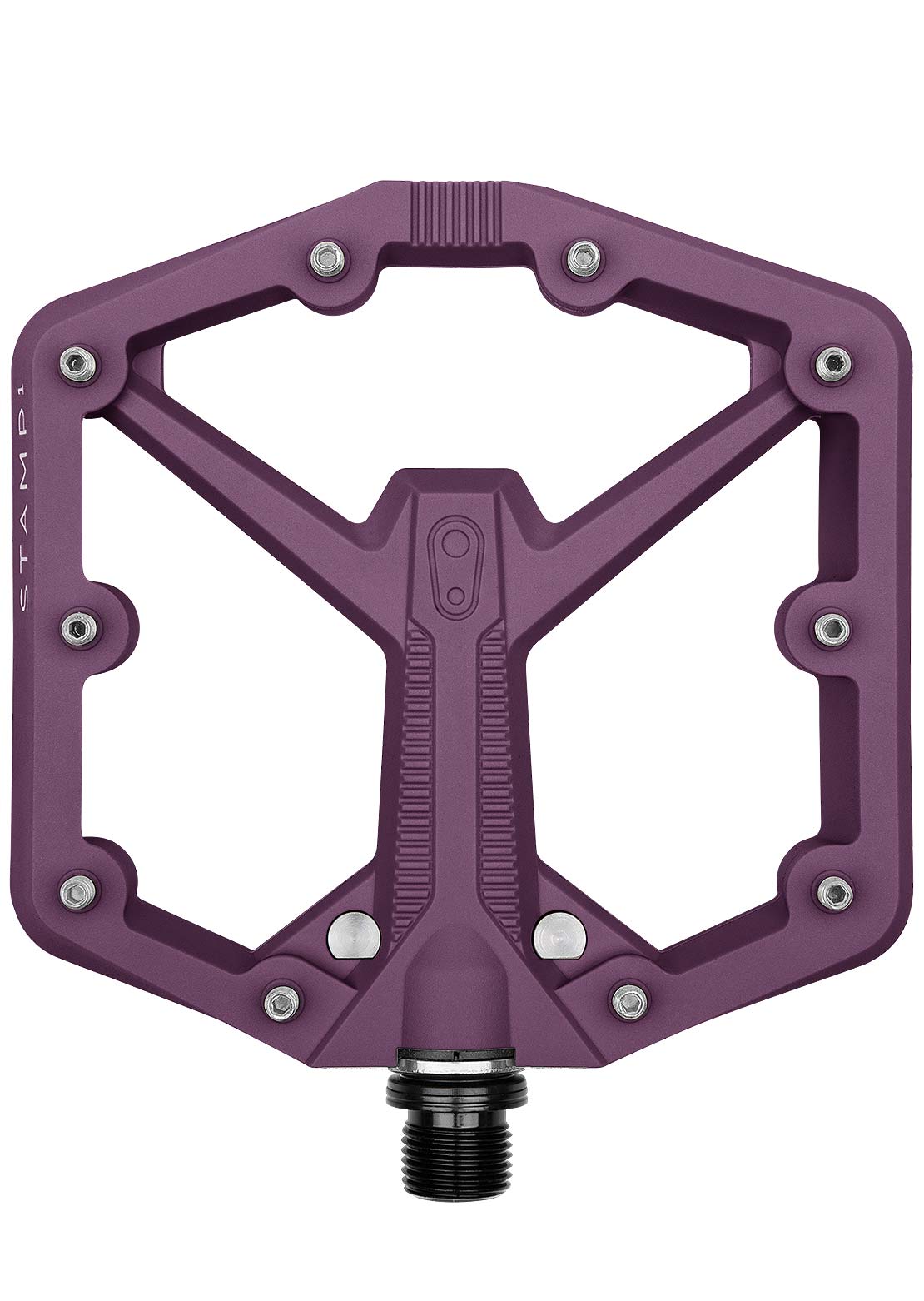 Crank Brother Stamp 1 Gen 2 Flat Mountain Bike Pedals Plum