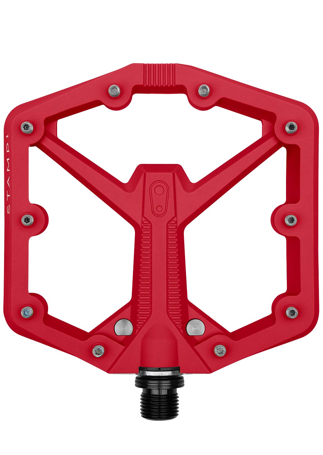 Crank Brother Stamp 1 Gen 2 Flat Mountain Bike Pedals Red