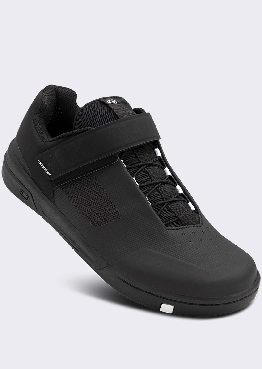 Crank Brother Stamp Speed Lace Mountain Bike Shoes Black/White