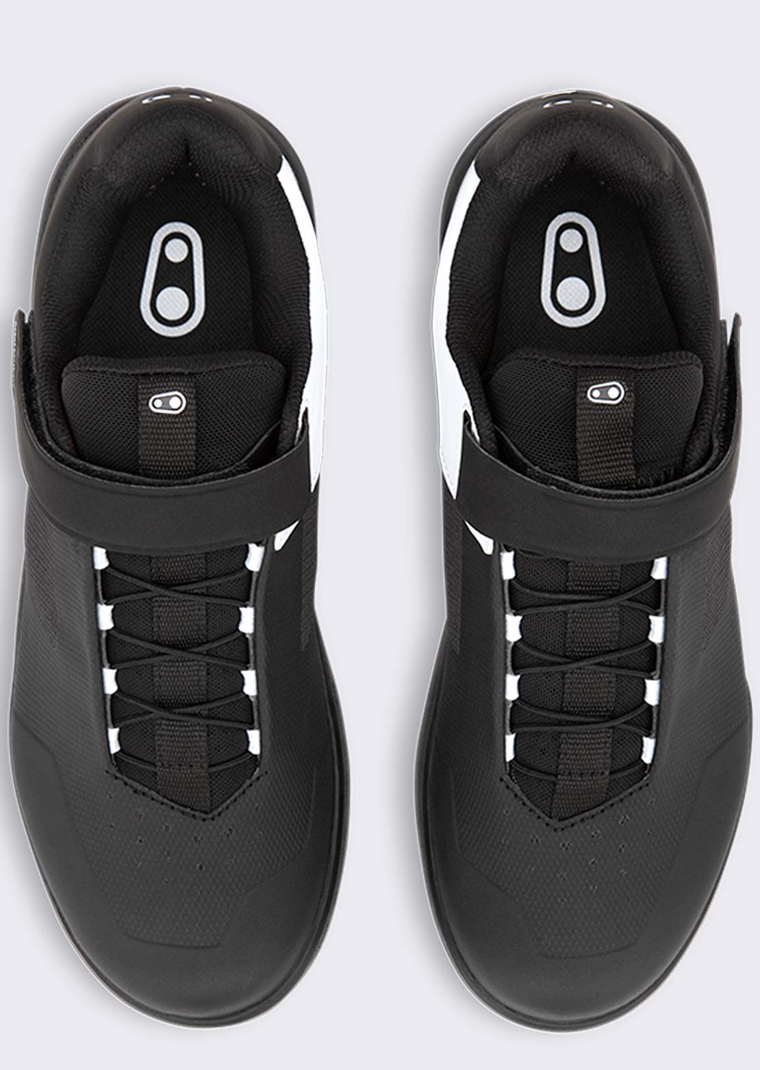 Crank Brother Stamp Speed Lace Mountain Bike Shoes Black/White